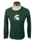Nike MSU Green Slim-Fit Long-Sleeve T-Shirt Unisex Size M