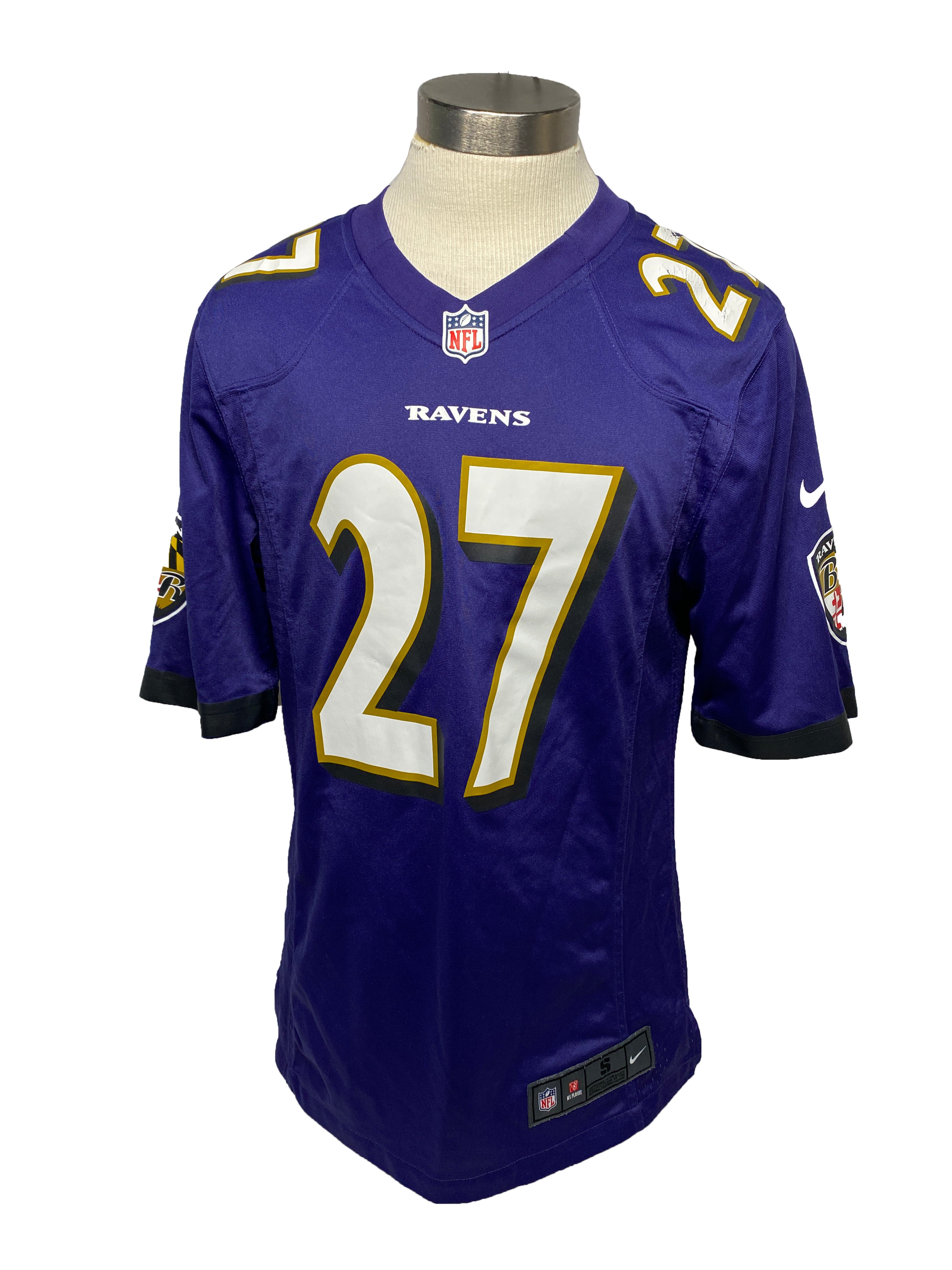 Nike NFL Baltimore Ravens On Field Jersey #27 Dobbins Men's Size Small