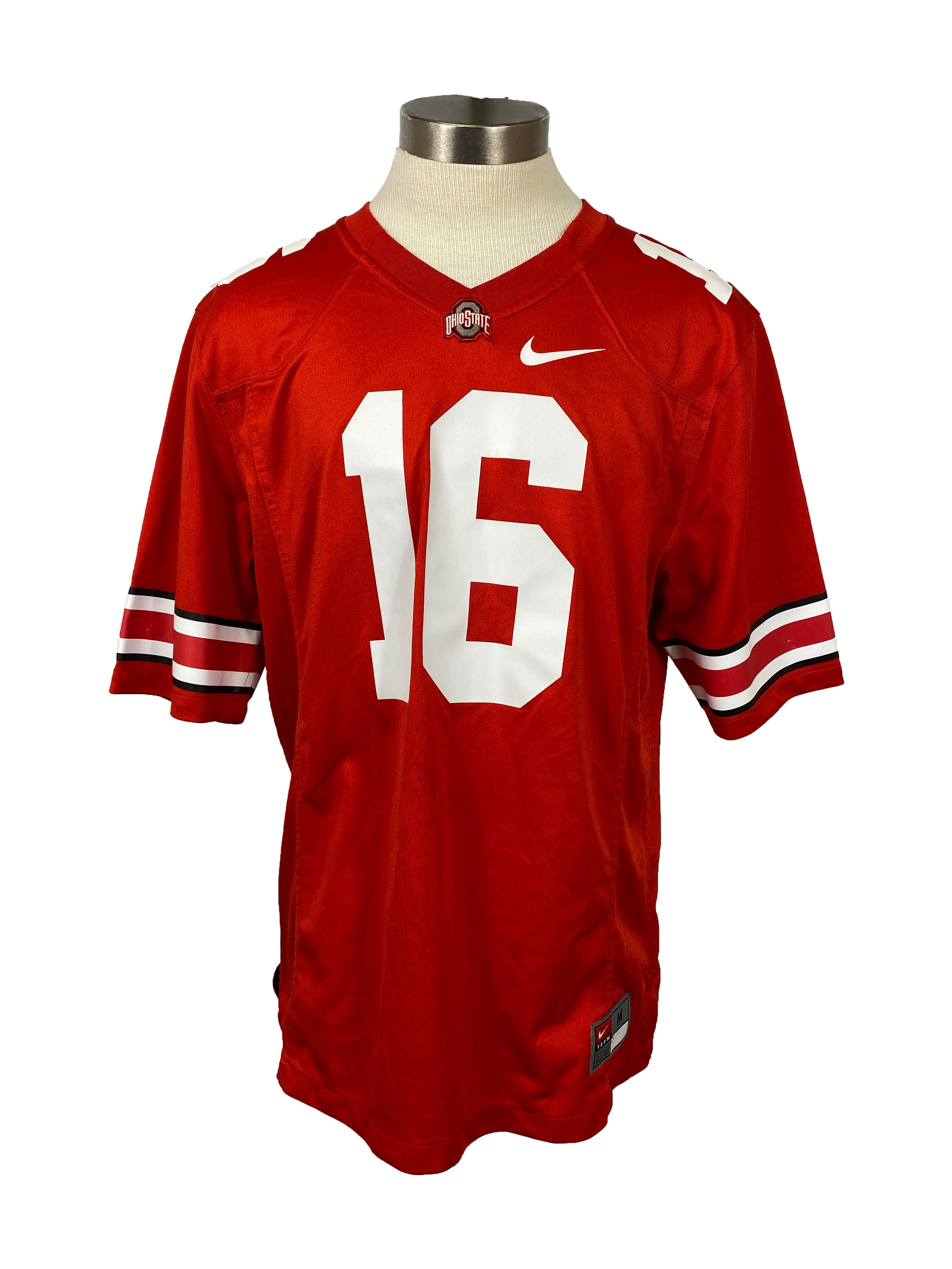 Nike Ohio State Buckeyes Team Jersey #16 Men's Size M