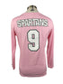 Nike Pink Spartan Brest Cancer Awareness Volleyball Long Sleeve Jersey #9 Women's Size L