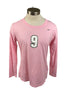 Nike Pink Spartan Brest Cancer Awareness Volleyball Long Sleeve Jersey #9 Women's Size L