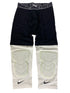 Nike Pro Black and White Compression Tights Leggings Knee Pads Men’s L-Tall *NEW*