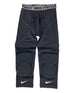 Nike Pro Black Compression Tights Leggings Knee Pads Men’s L *NEW*