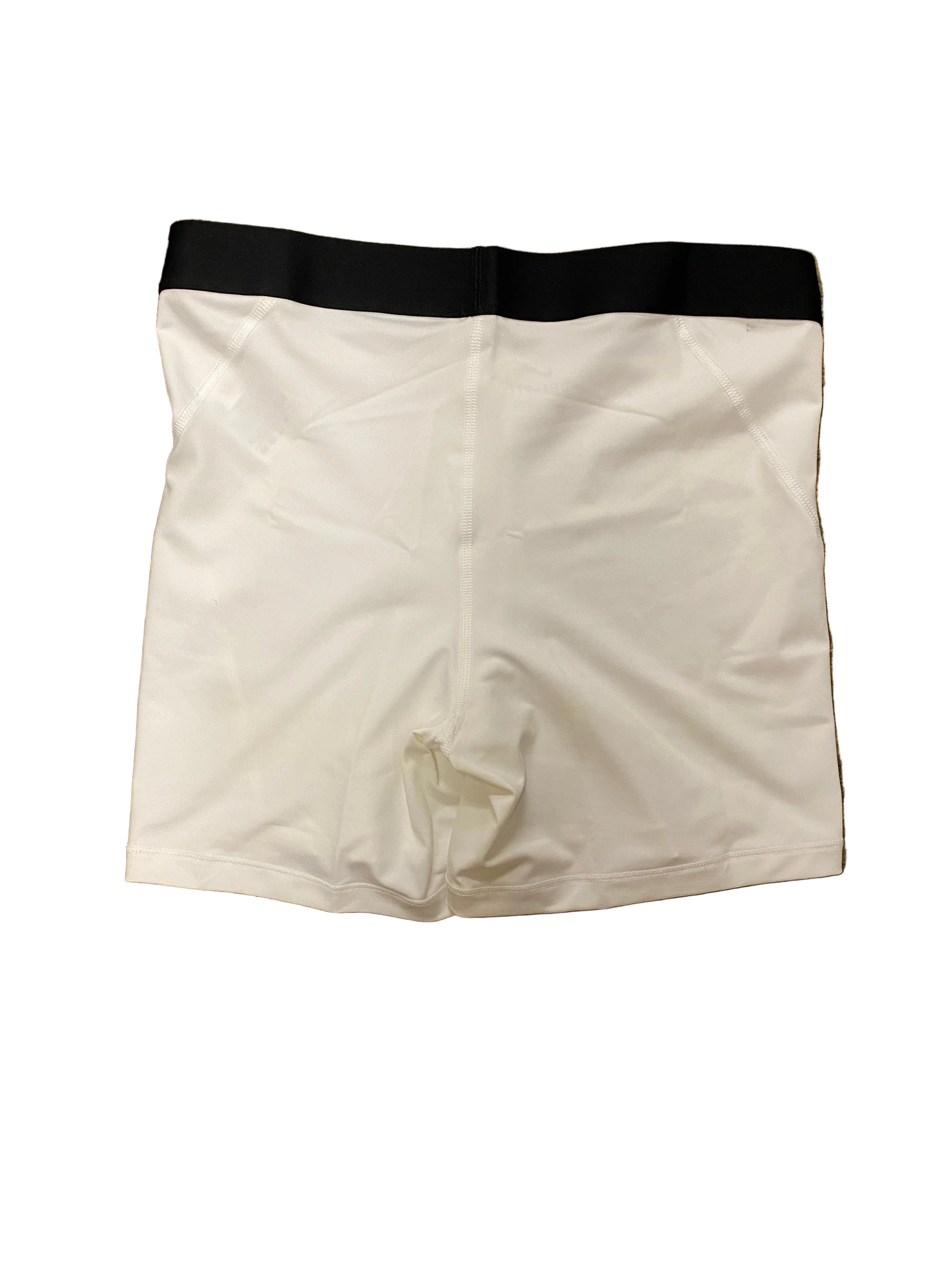 Nike Pro White Compression Shorts Women's Size L