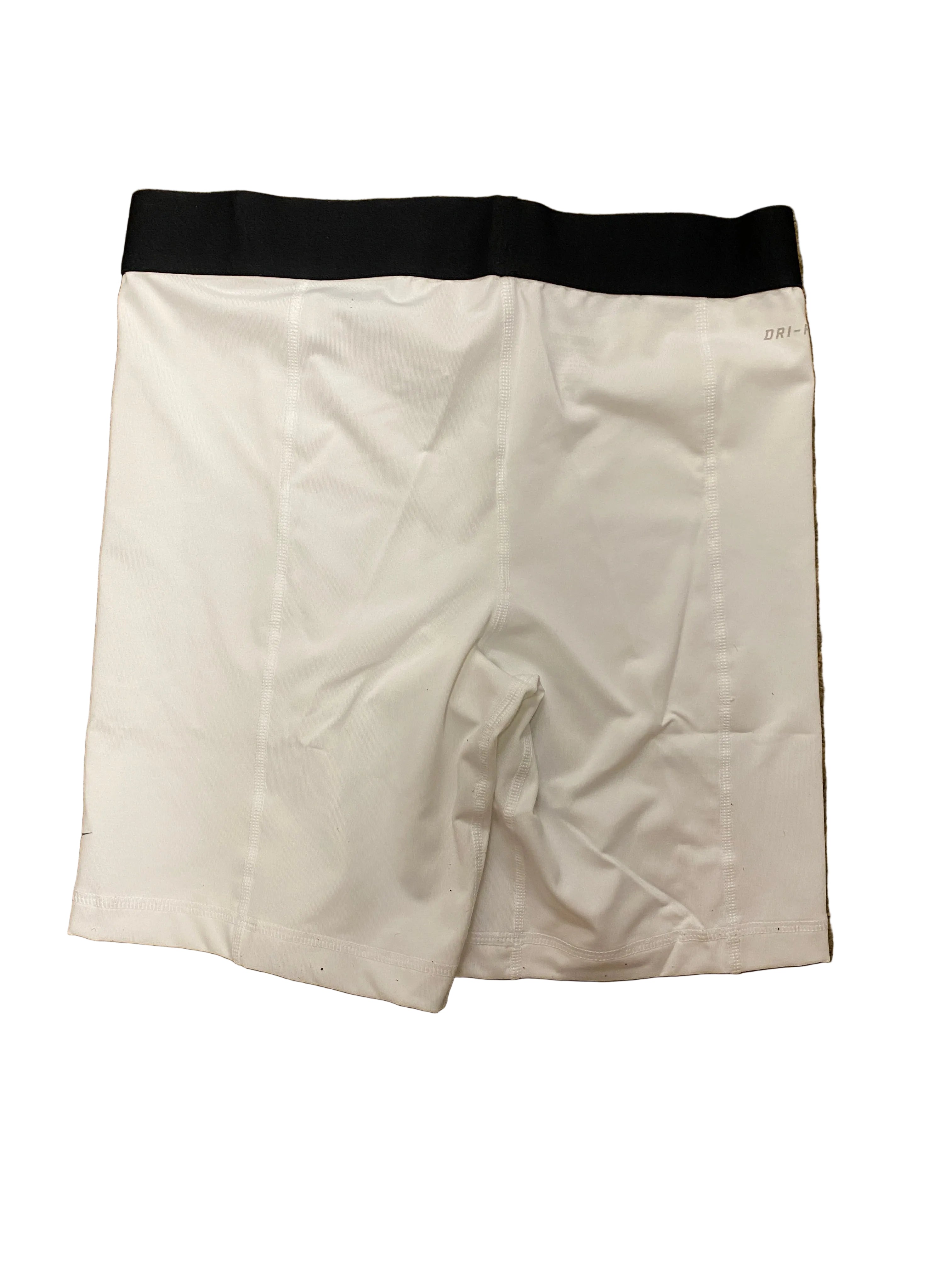 Nike Pro White Compression Shorts Women's Size L