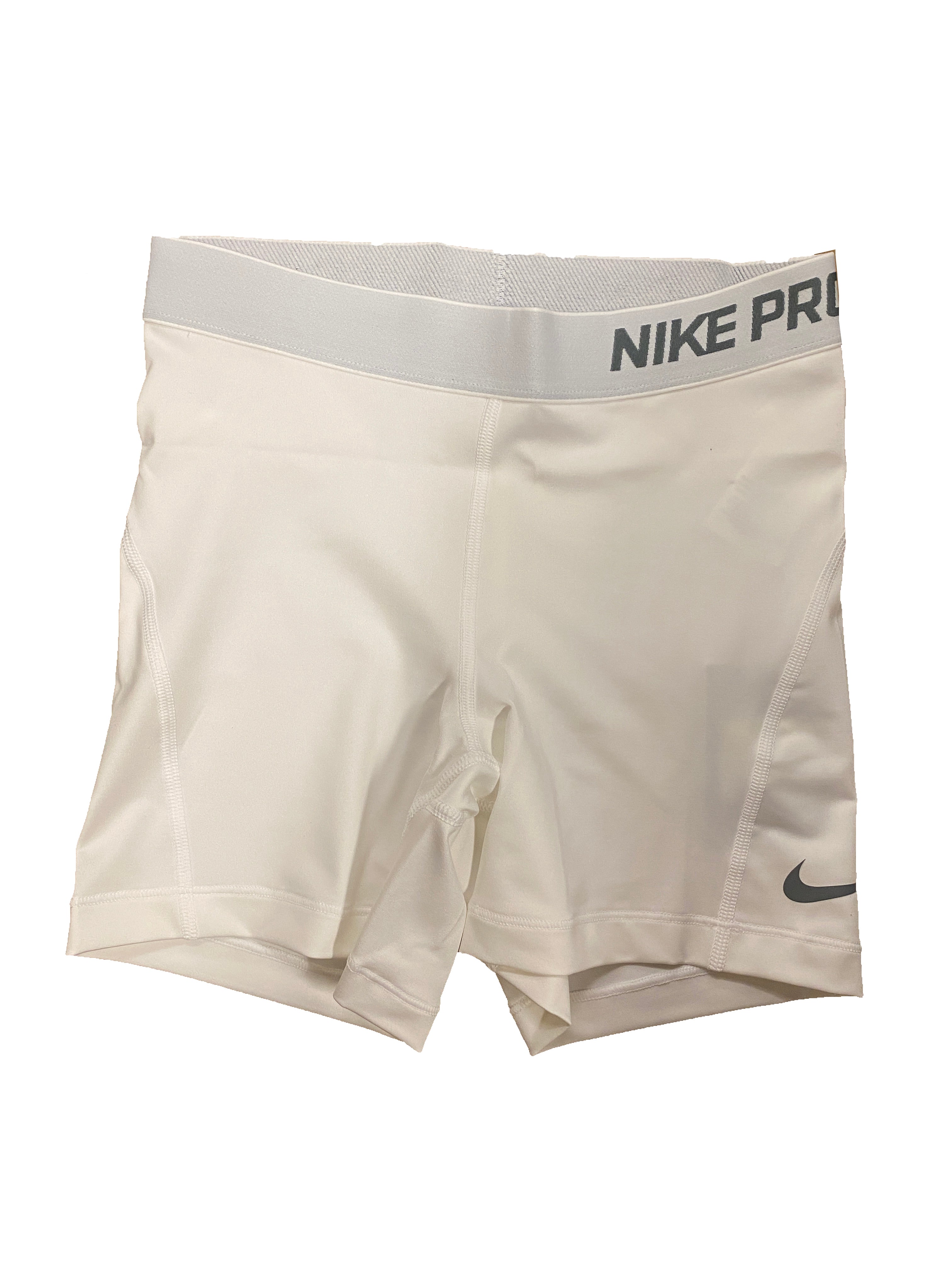 Nike Pro White Compression Shorts Women's Size S