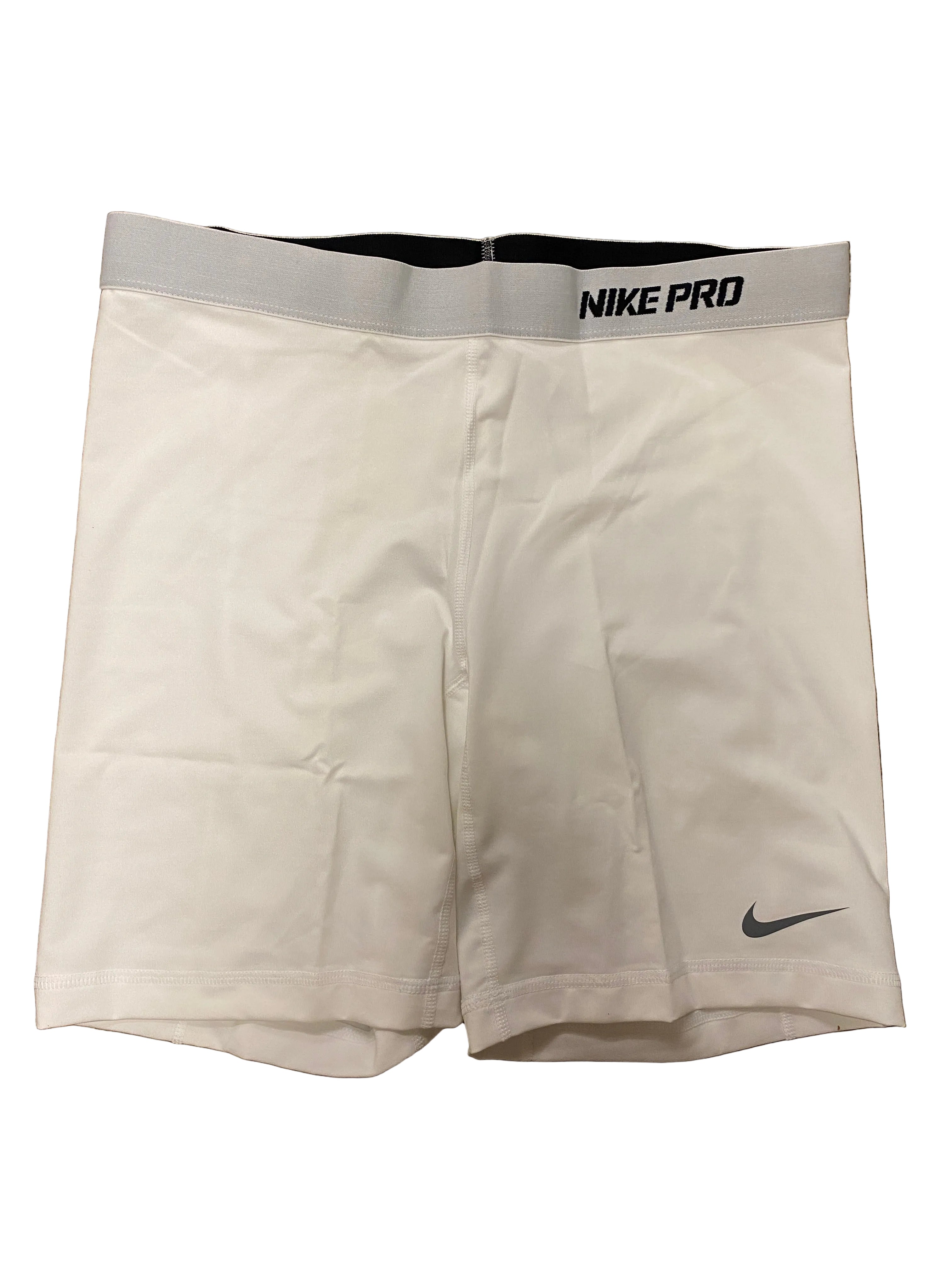 Nike Pro White Compression Shorts Women's Size XL
