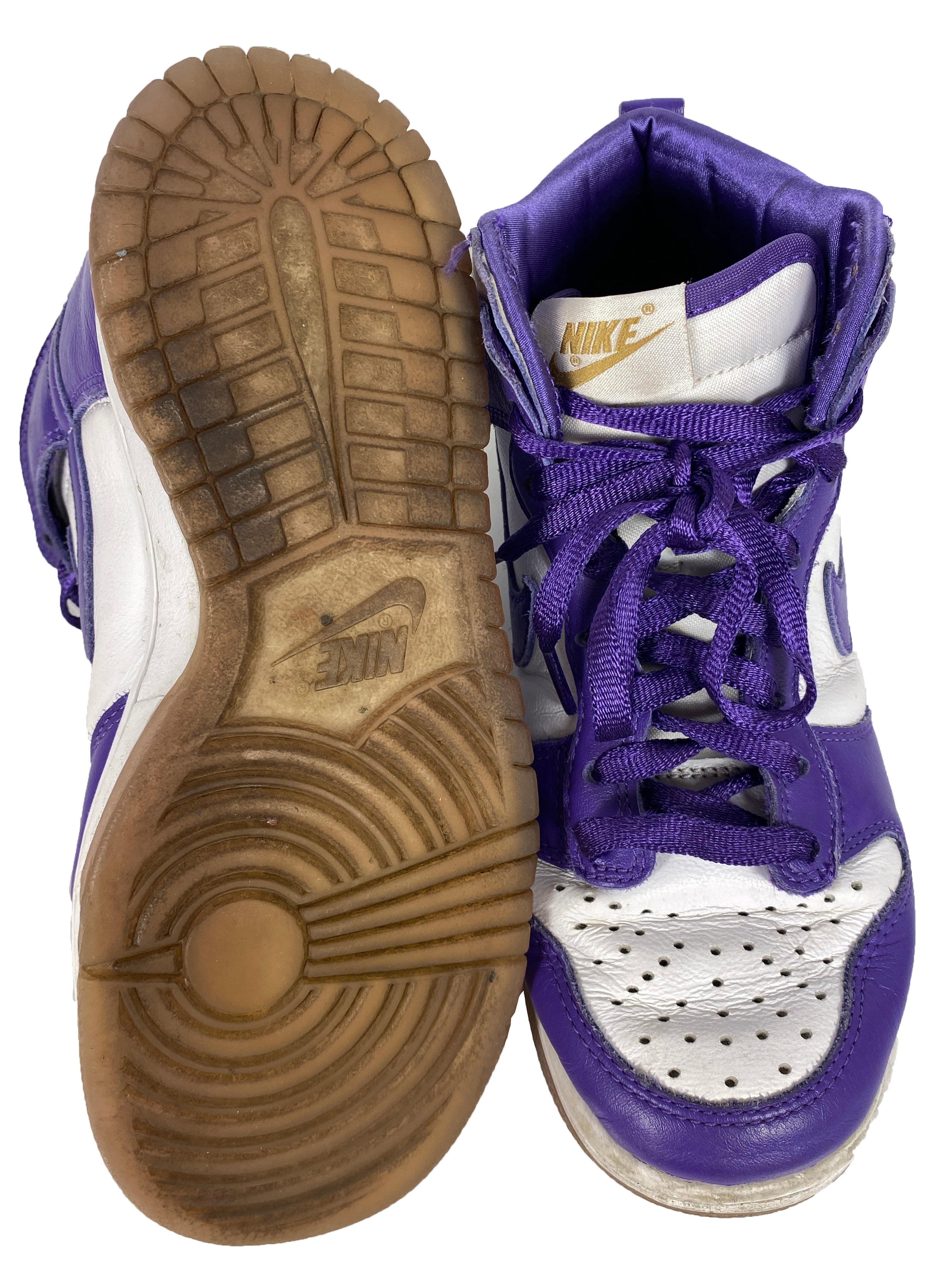 Nike Purple High Top Dunk Shoes Men's Size 6