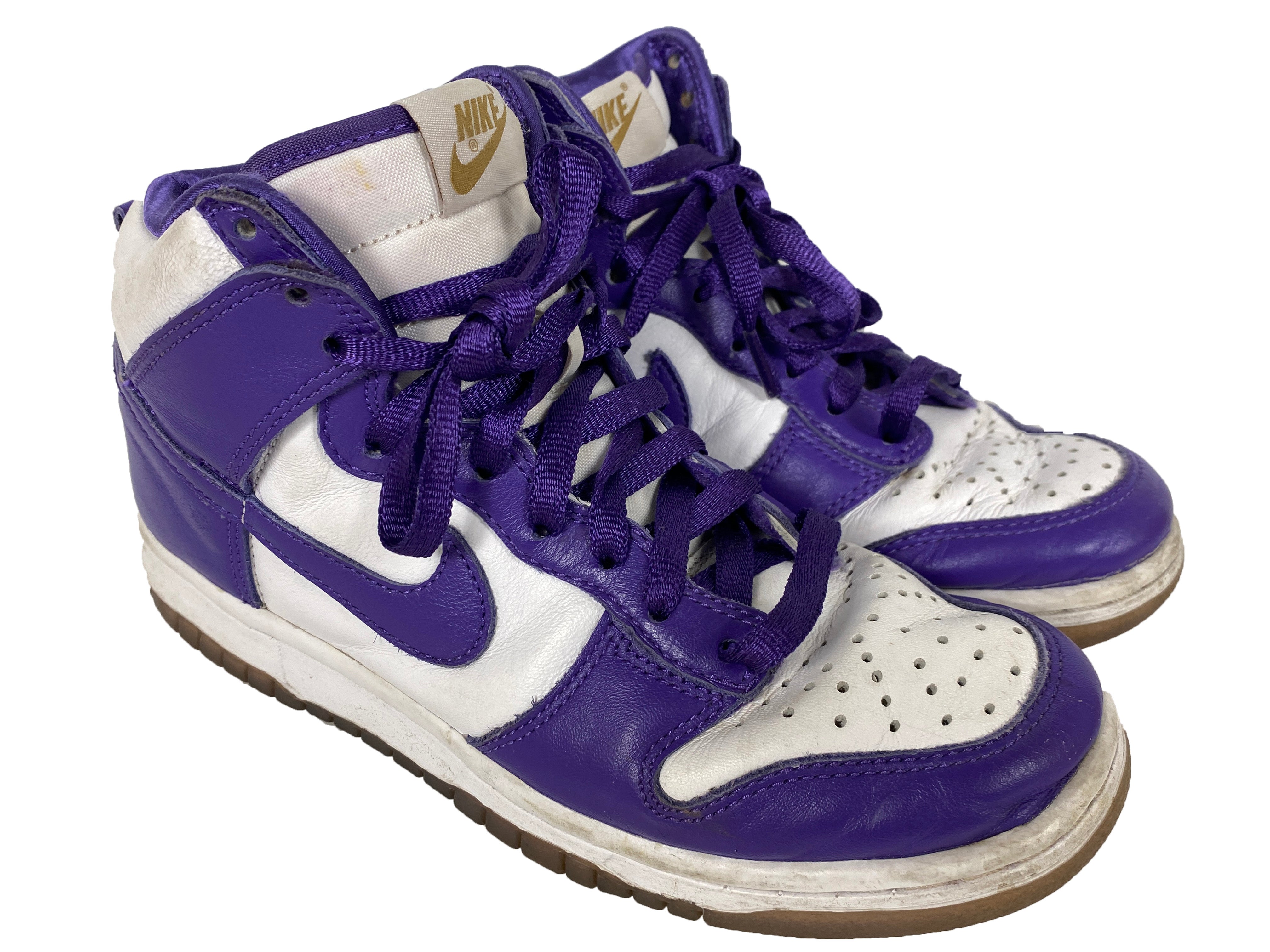 Nike Purple High Top Dunk Shoes Men's Size 6
