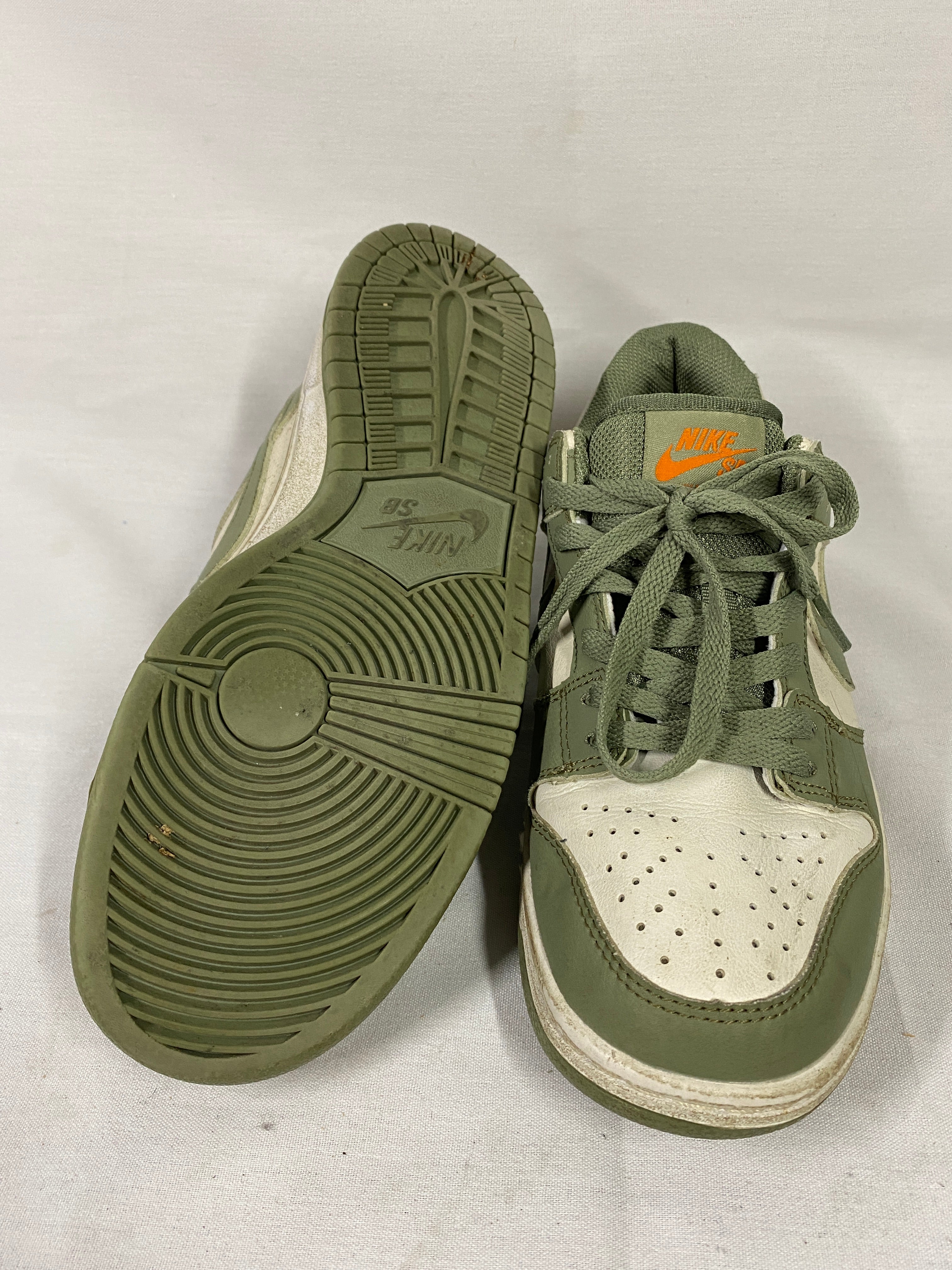 Nike SB Dunk Low Pro Orange Brand Labels Women's Size 8