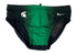 Nike Swim MSU Green and Black Gradient Swim Briefs Men's Size 30