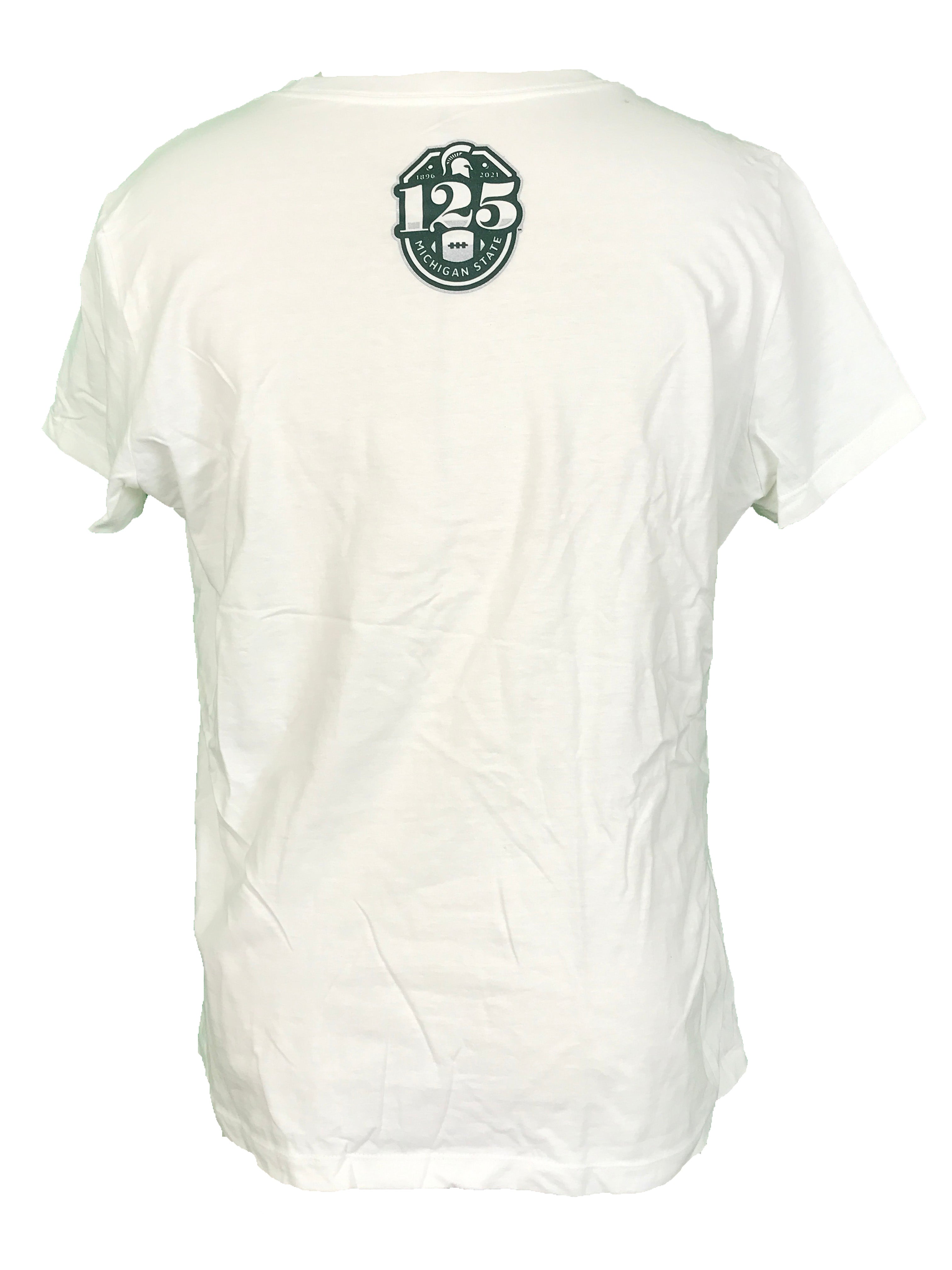 Nike White 2021 MSU Football T-Shirt Men's Size 2XL