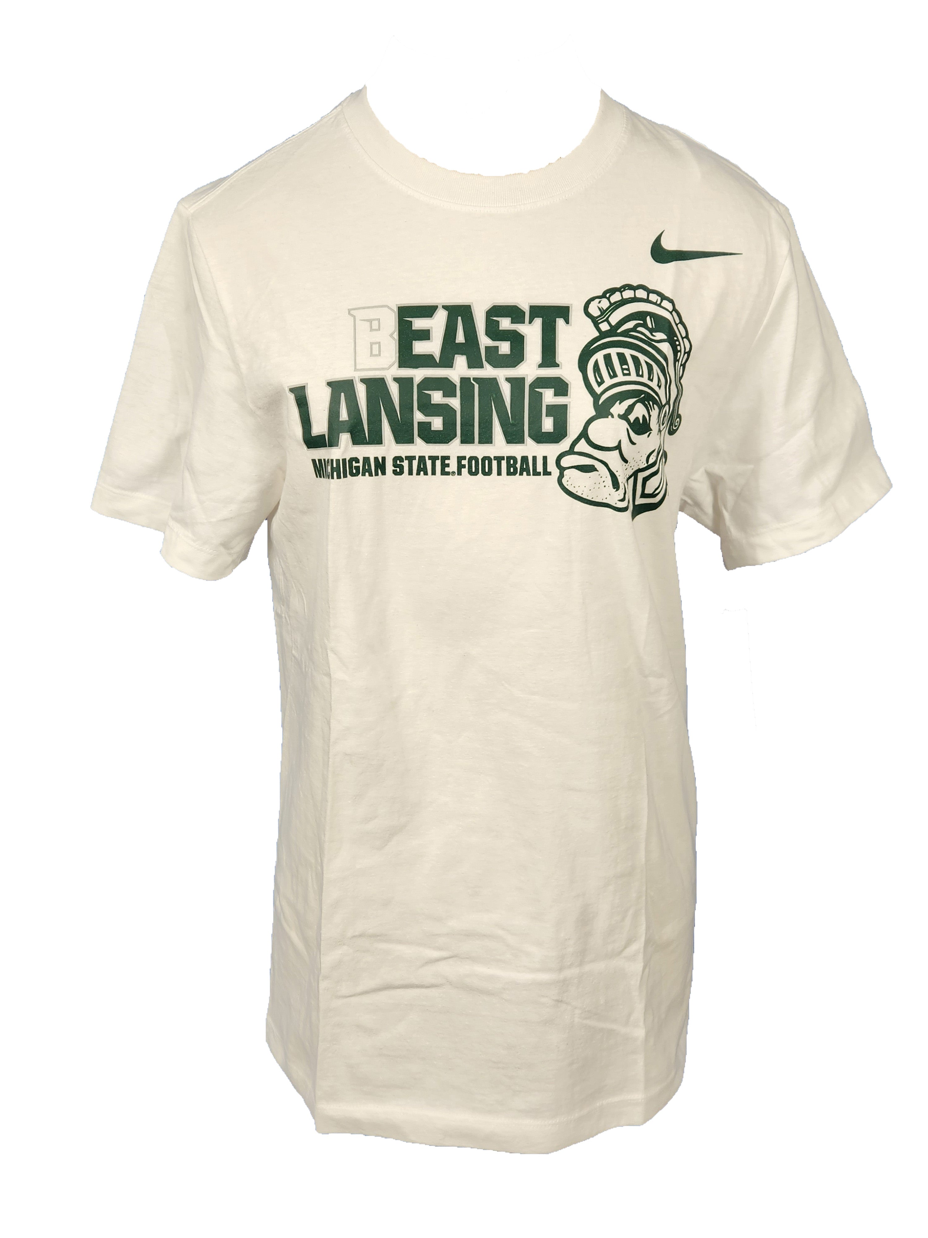 Nike White 2022 MSU Football T-Shirt Men's Size XL