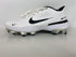 Nike White and Black Alpha Hurache Elite 3 Low MCS Gen FS Baseball Cleats Men's Size 12