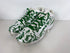 Nike White and Green Alpha Hurache Elite 2 Low Baseball Cleats Men's Size 16