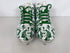 Nike White and Green Alpha Hurache Elite 2 Low Baseball Cleats Men's Size 16