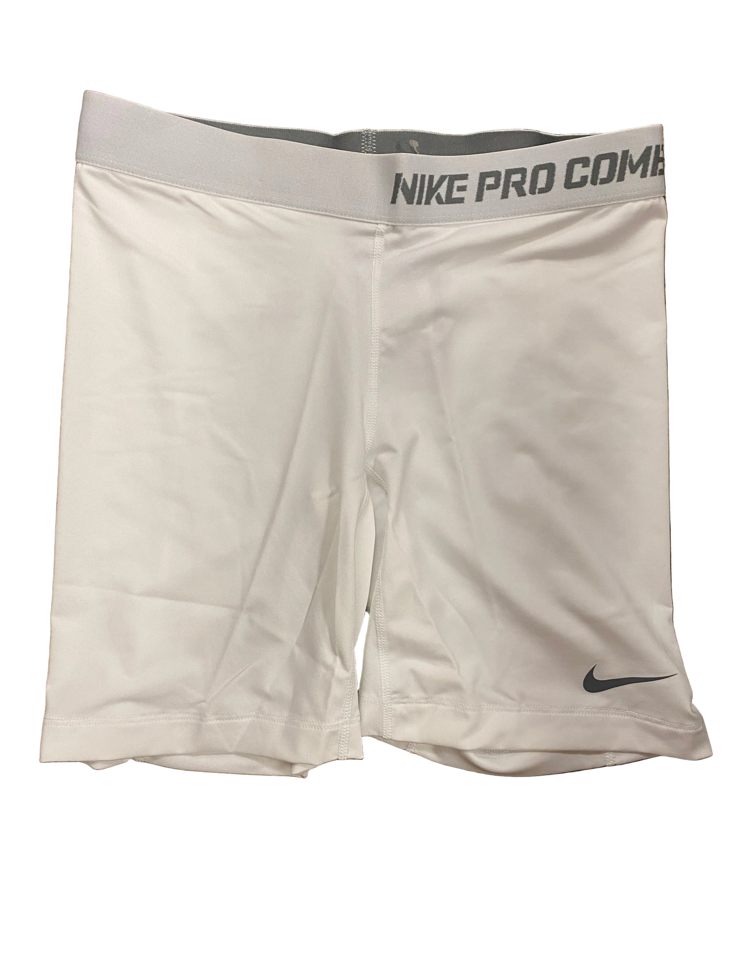 Nike White Core 7 Compression Shorts Women's Size M