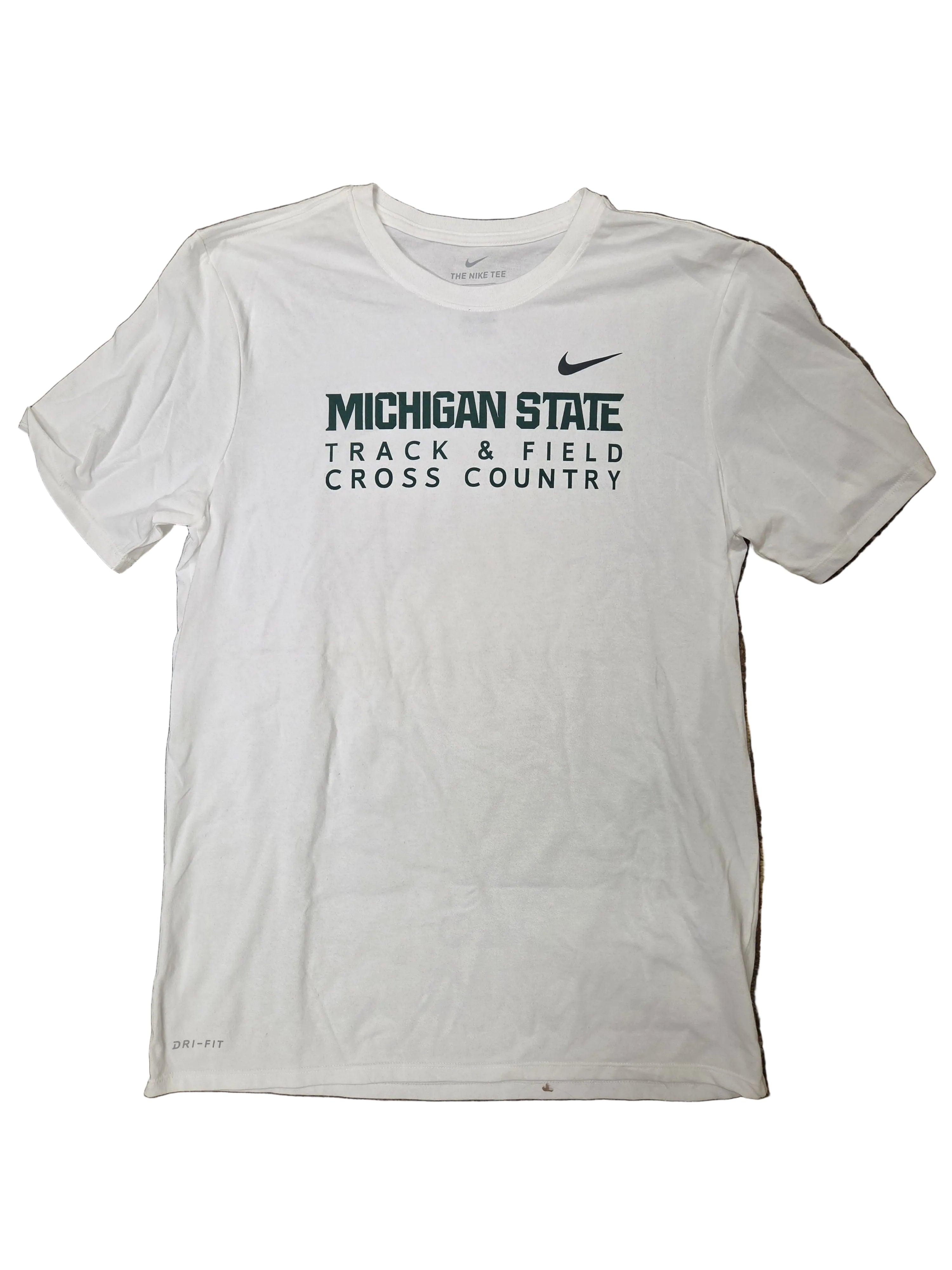 Nike White Dri-Fit Track & Field Cross Country T-Shirt Men's Size 2XL #2
