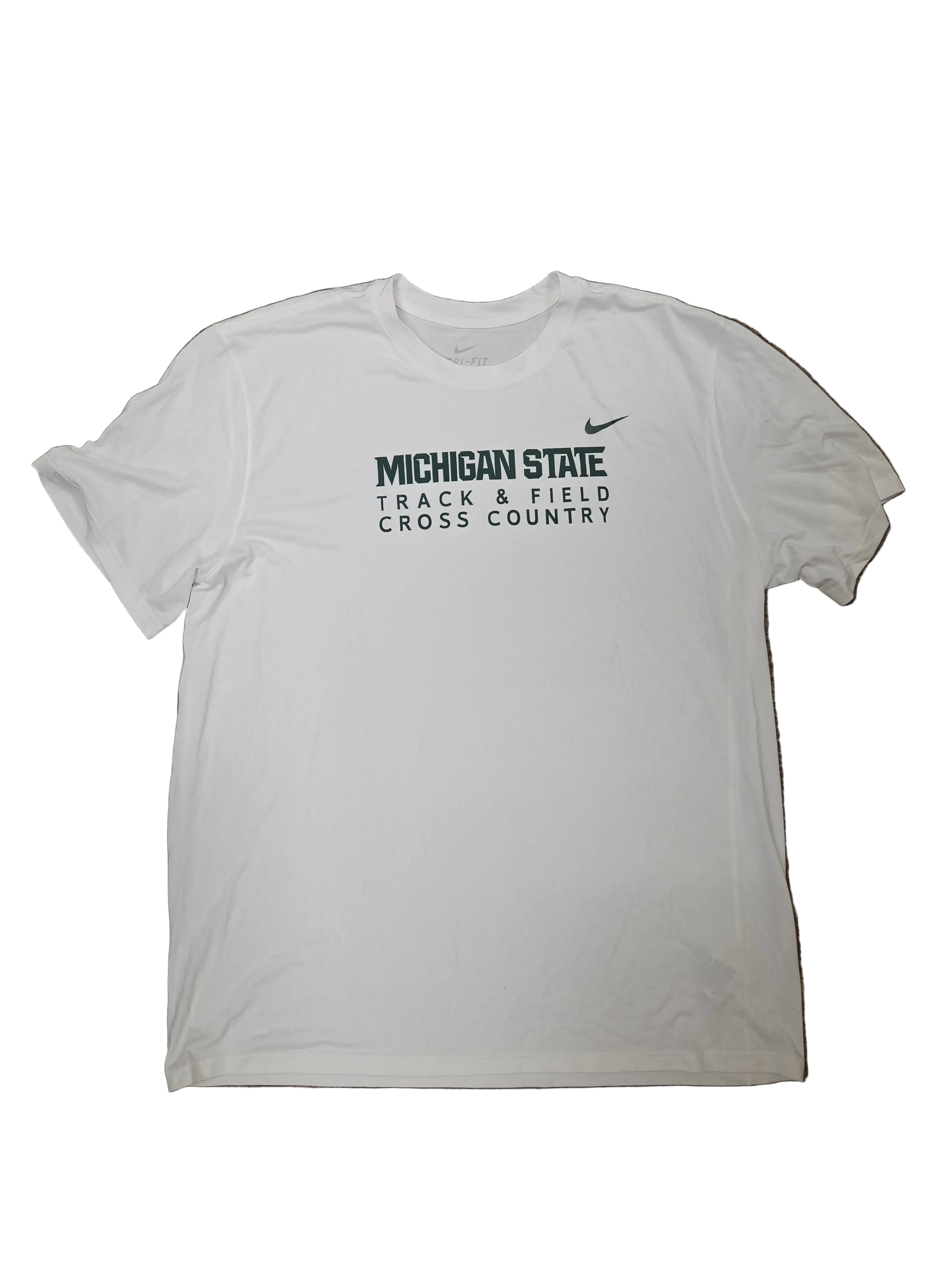 Nike White Dri-Fit Track & Field Cross Country T-Shirt Men's Size 3XL