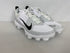 Nike White Force Trout 9 Pro MCS Baseball Cleats Men's Size 11.5