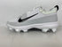 Nike White Force Trout 9 Pro MCS Baseball Cleats Men's Size 11.5