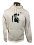Nike White Michigan State Hooded Sweatshirt Unisex Size S