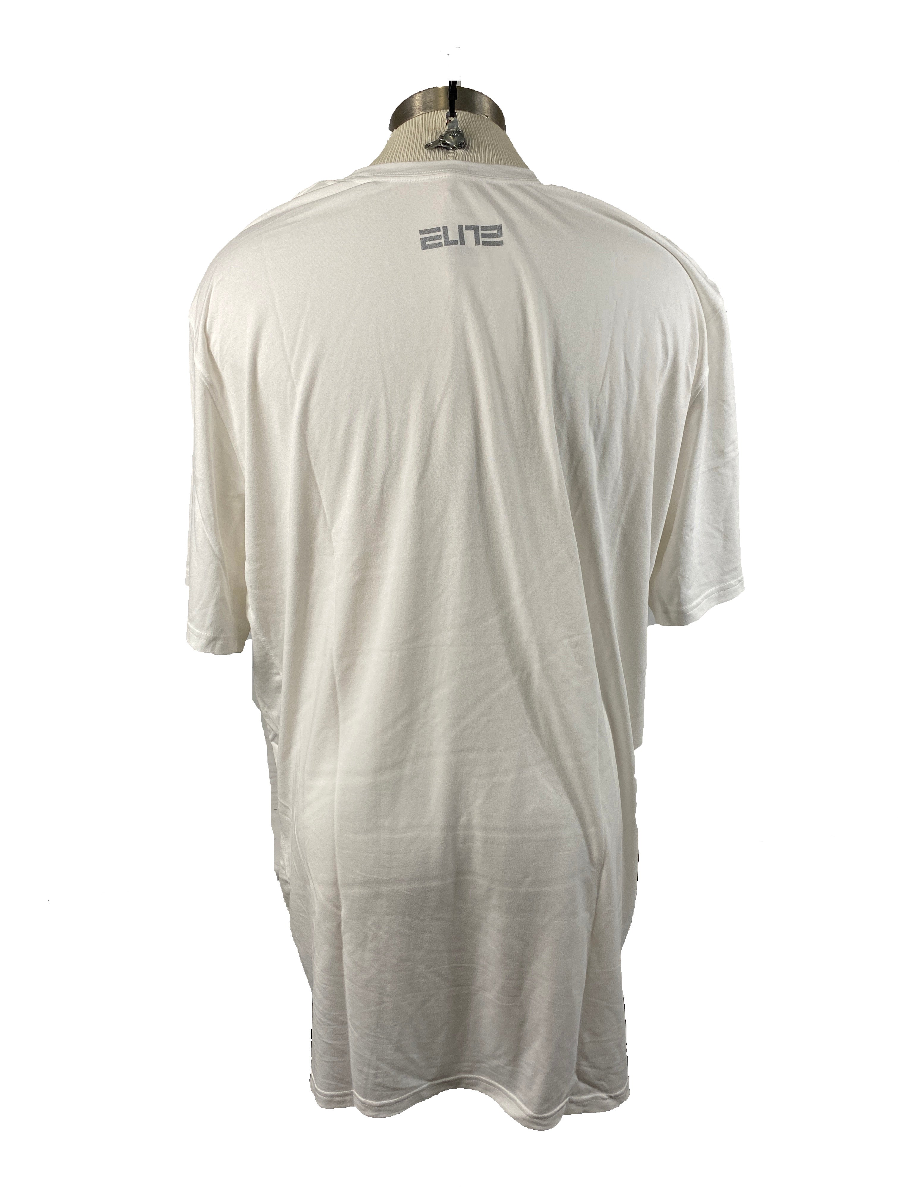 Nike White Michigan State Spartans Basketball Short Sleeve Shirt Men's Size S *NEW*