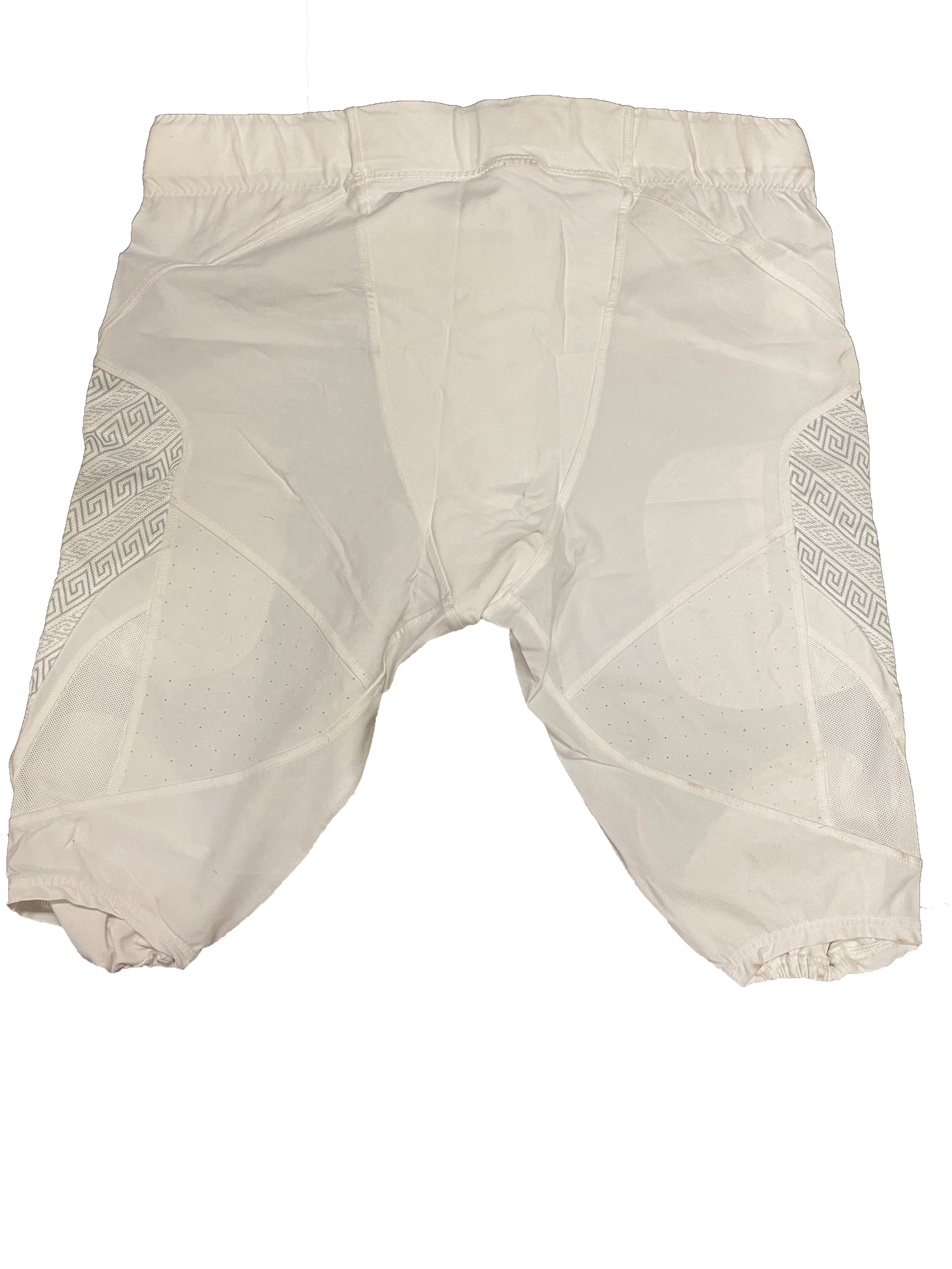 Nike White MSU Silver Greek Key Football Game Pants Men's Size 42