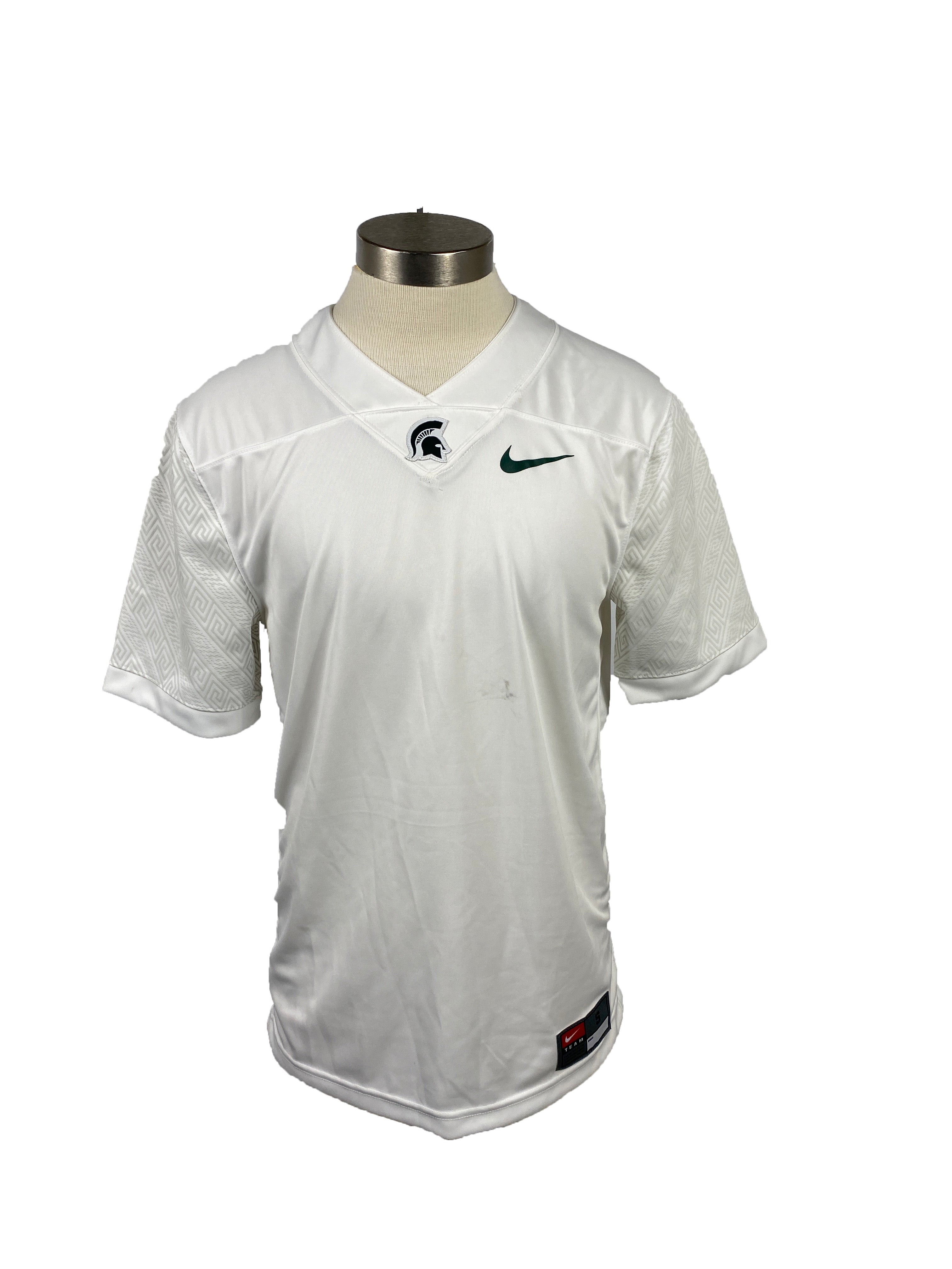 Nike White MSU Team Jersey Men's Size S
