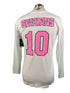 Nike White Spartan Brest Cancer Awareness Volleyball Long Sleeve Jersey #10 Women's Size L