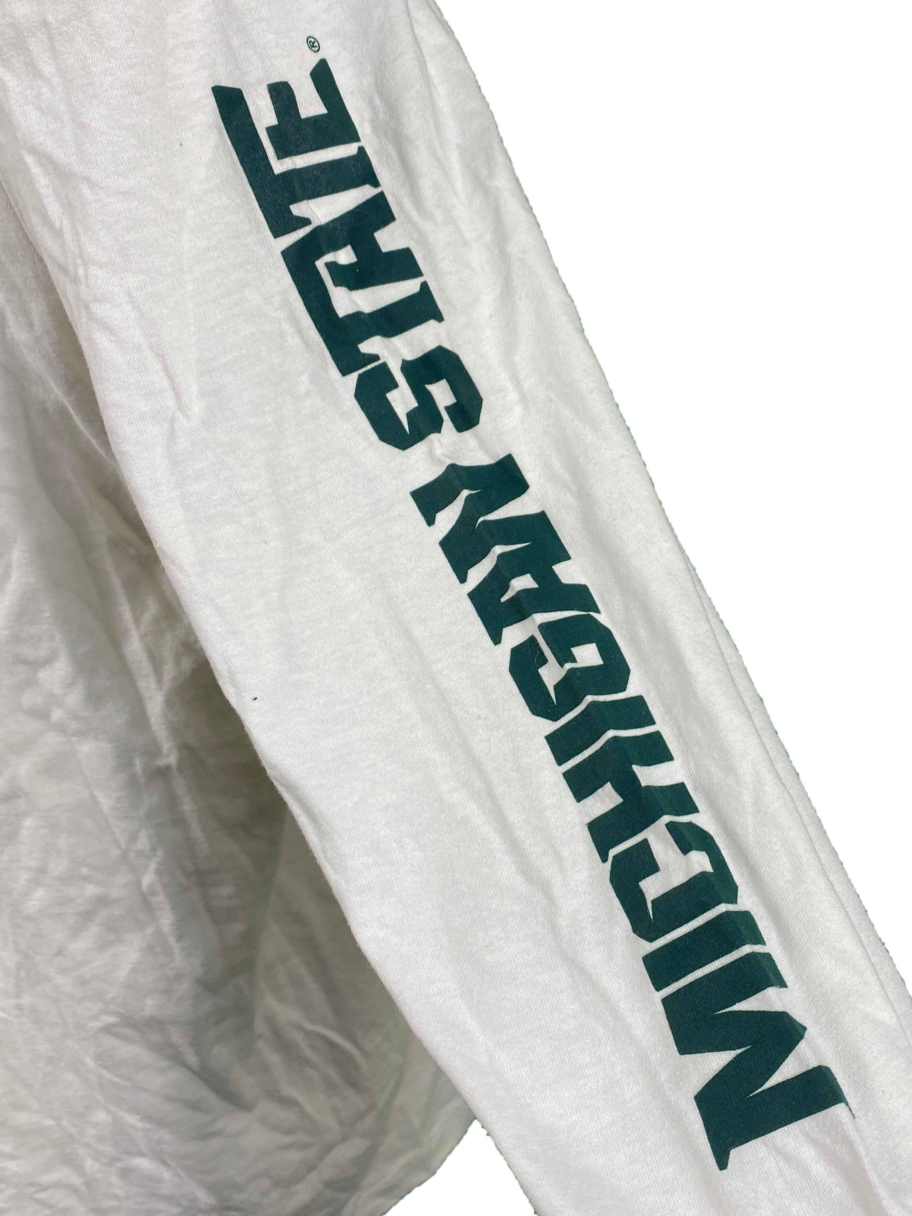 Nike White Spartans 2023 Football Long Sleeve T-Shirt Unisex Size L