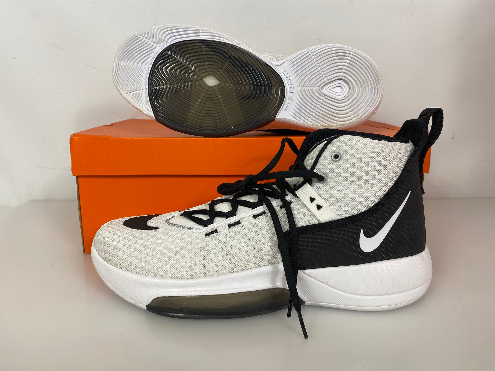 Nike White Zoom Rize TB Basketball Shoes Men's Size 13 – MSU