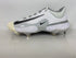 Nike White/Black Alpha Hurache Elite 4 Low Baseball Cleats Men's Size 7