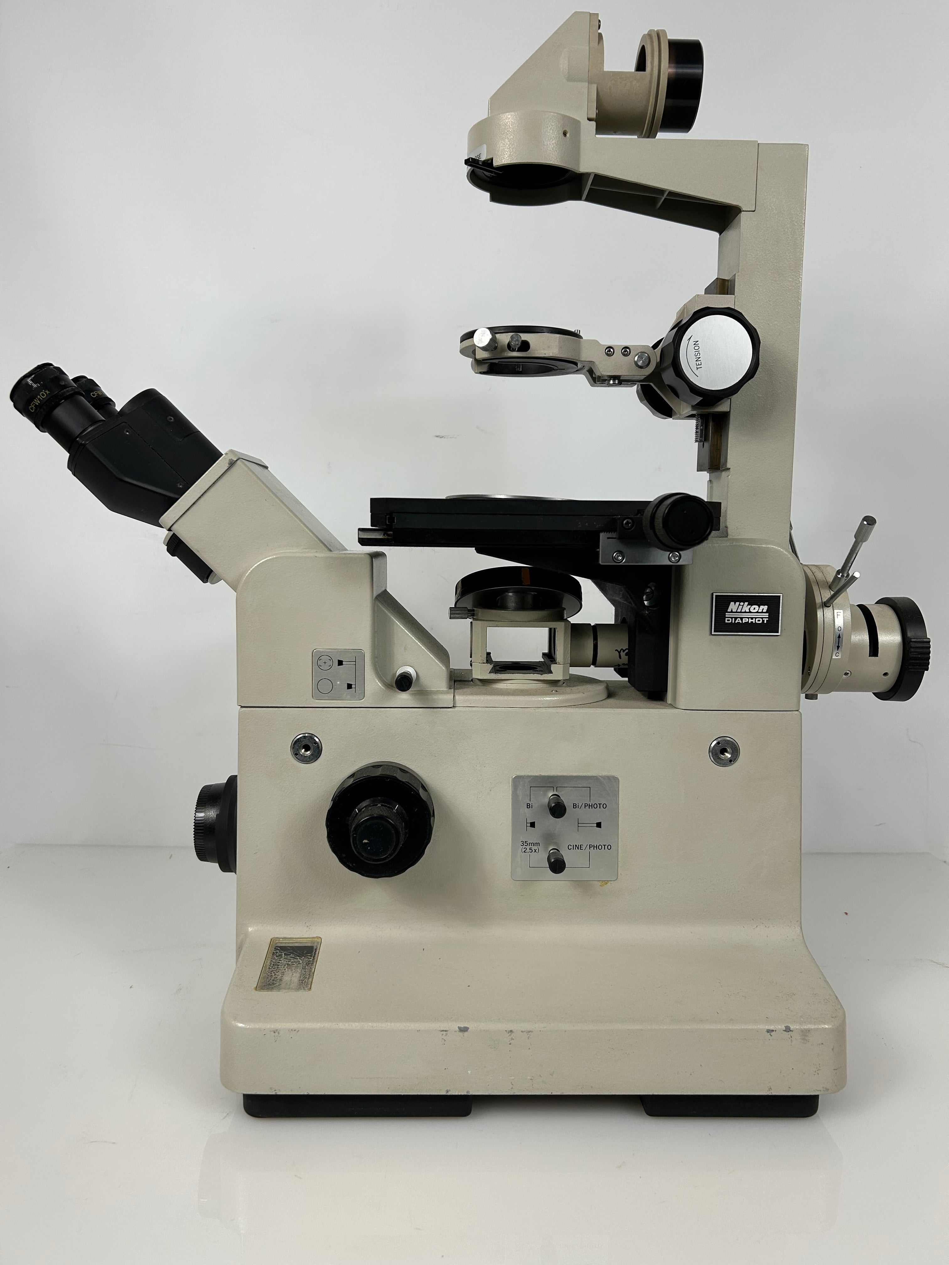 Nikon Diaphot TMD Microscope DIC Phase Contrast 4x 10x 40x *Untested*