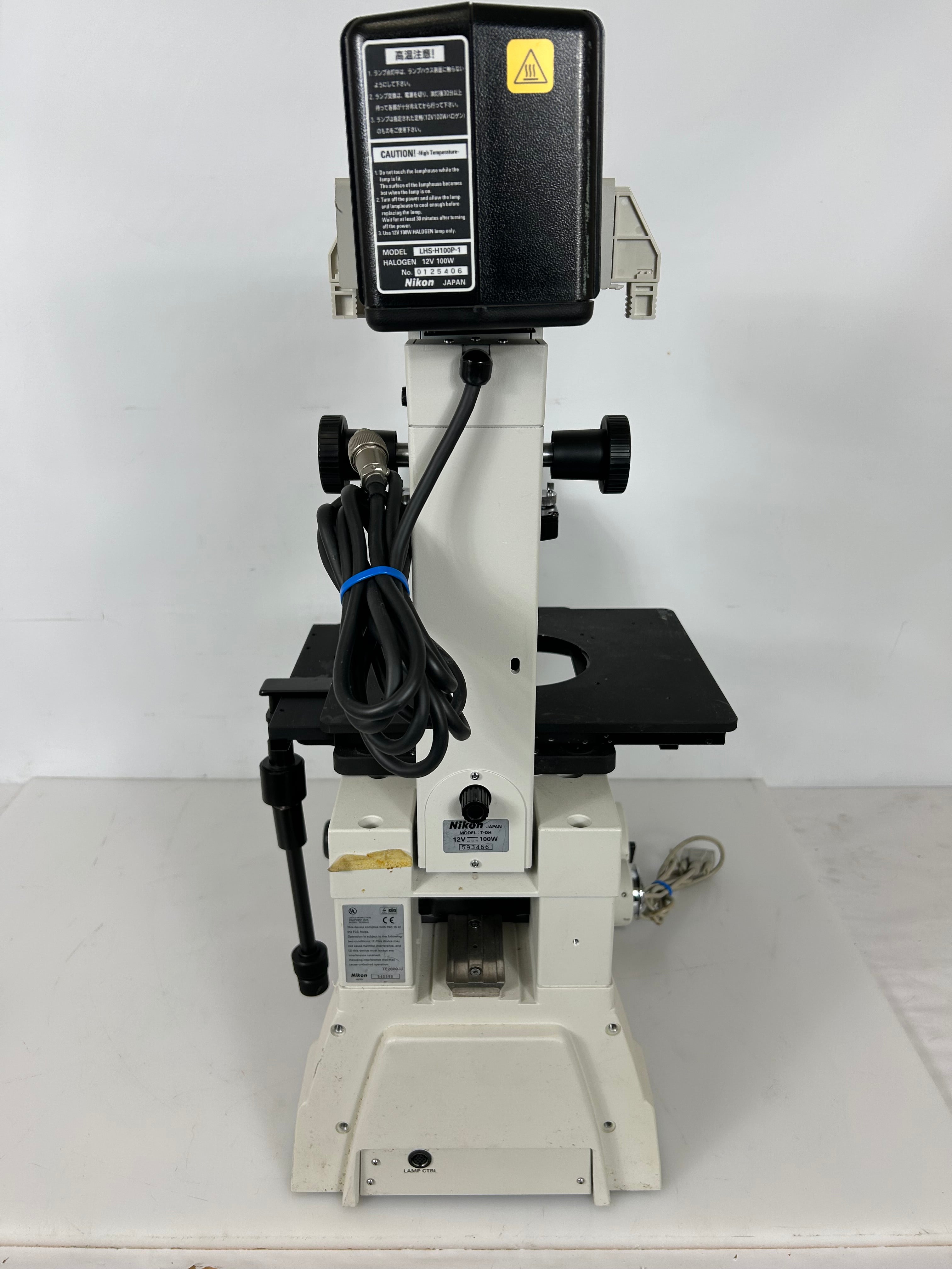 Nikon Eclipse TE2000-U Inverted Research Microscope *For Parts Only*