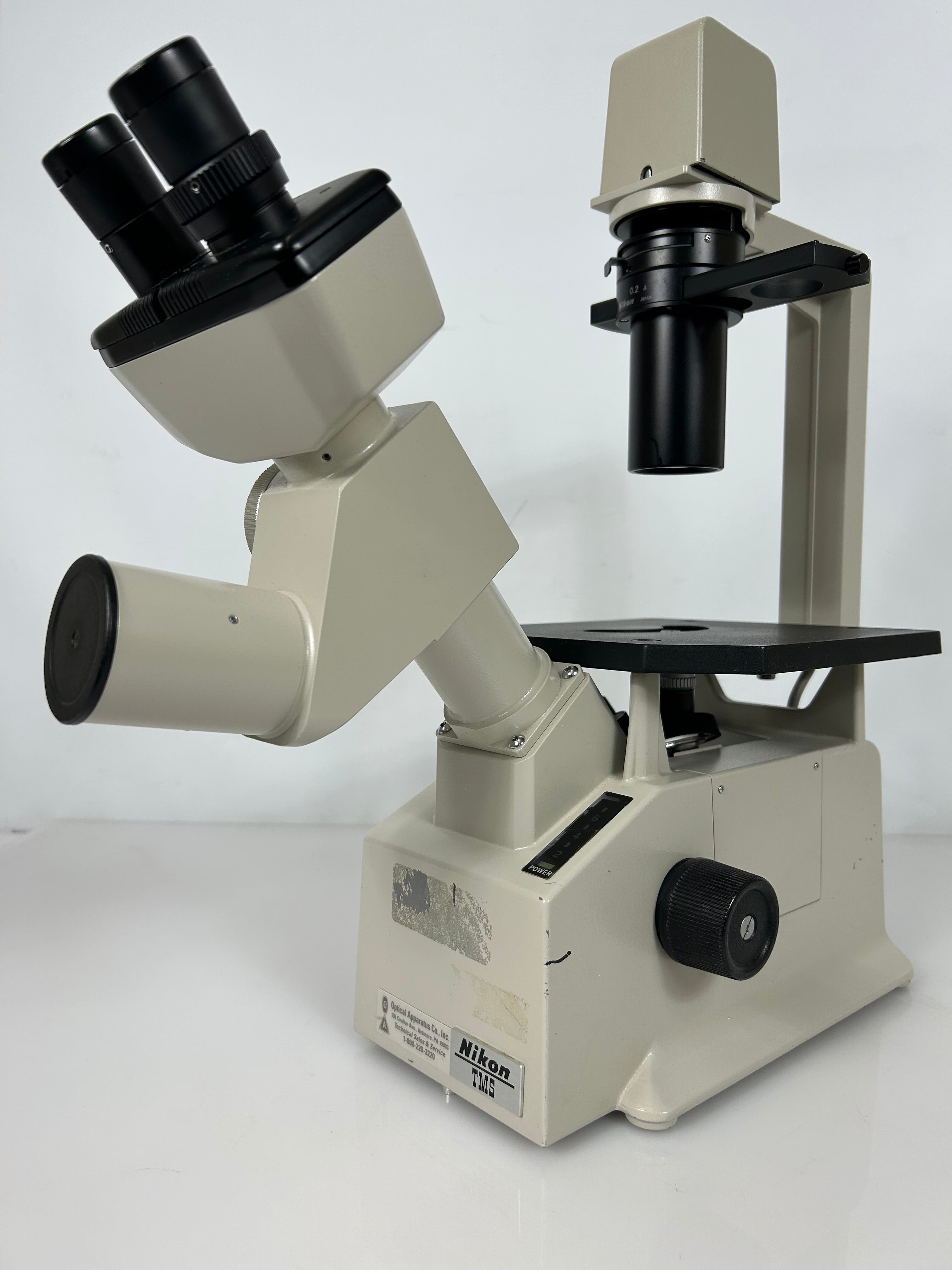 Nikon TMS Inverted Phase Contrast Microscope #1