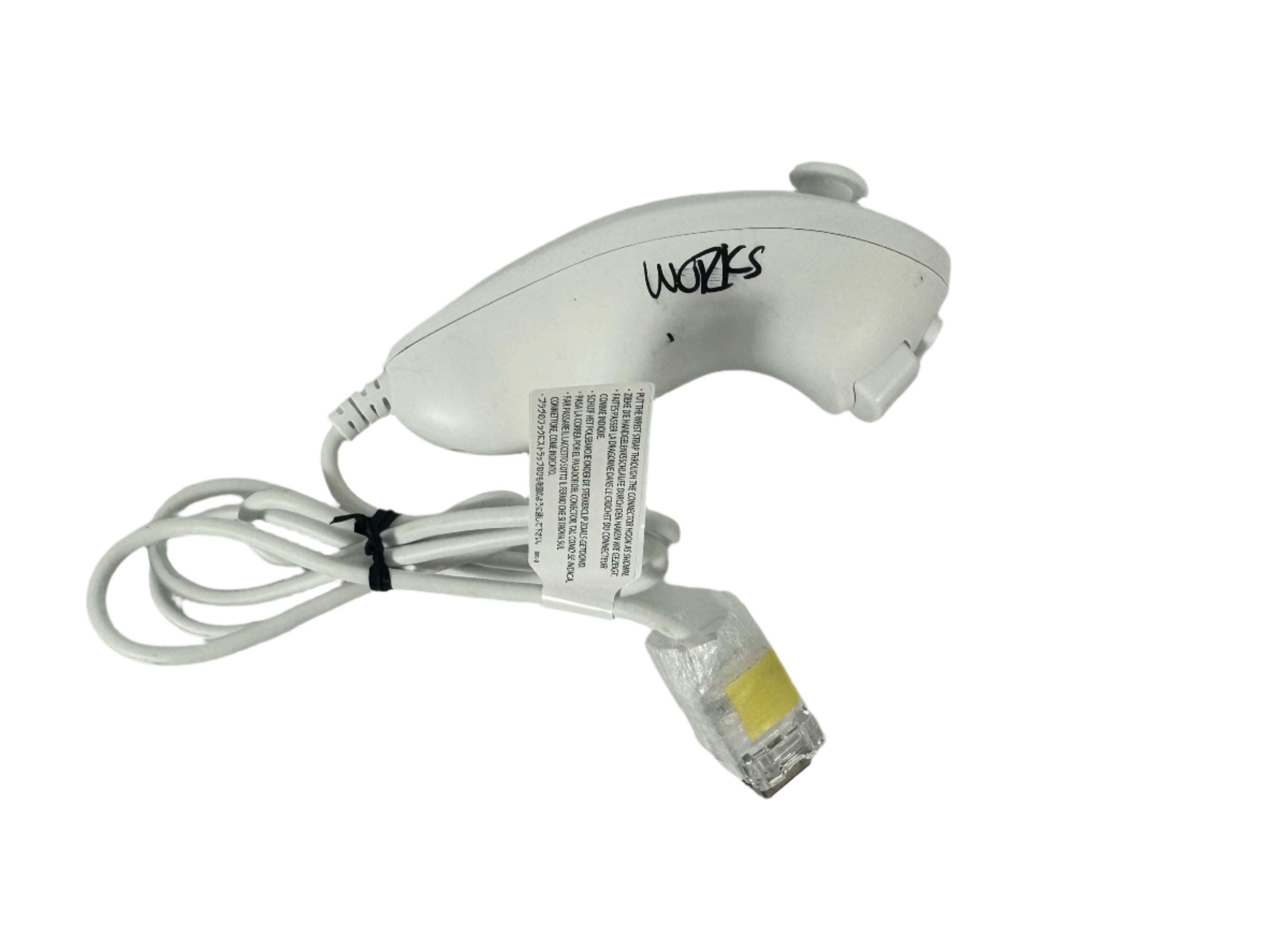 Nintendo Wii/U Nunchuck White Remote Control RVL-004