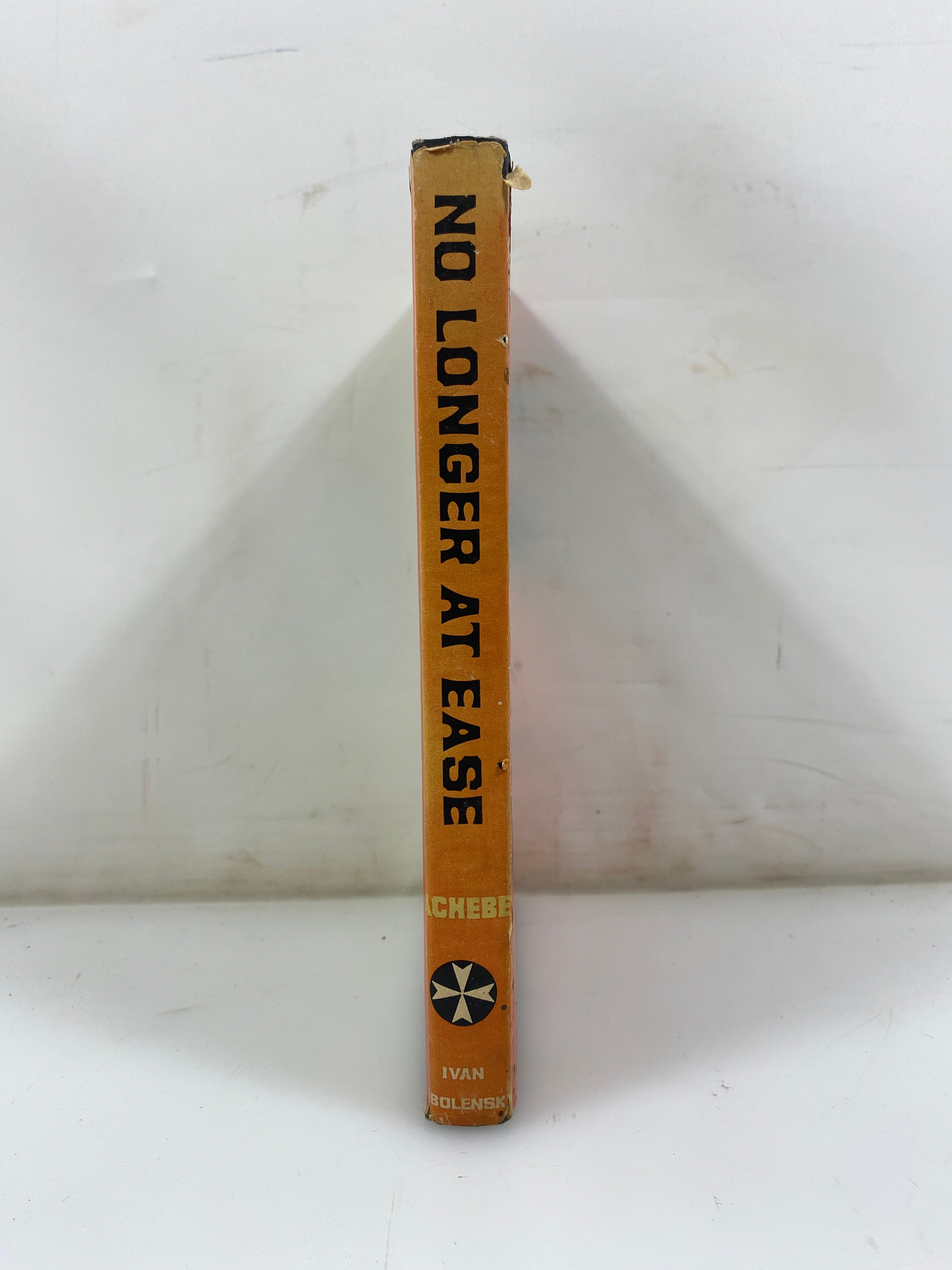 No Longer at Ease Chinua Achebe Ivan Obolensky Inc 1961 HCDJ