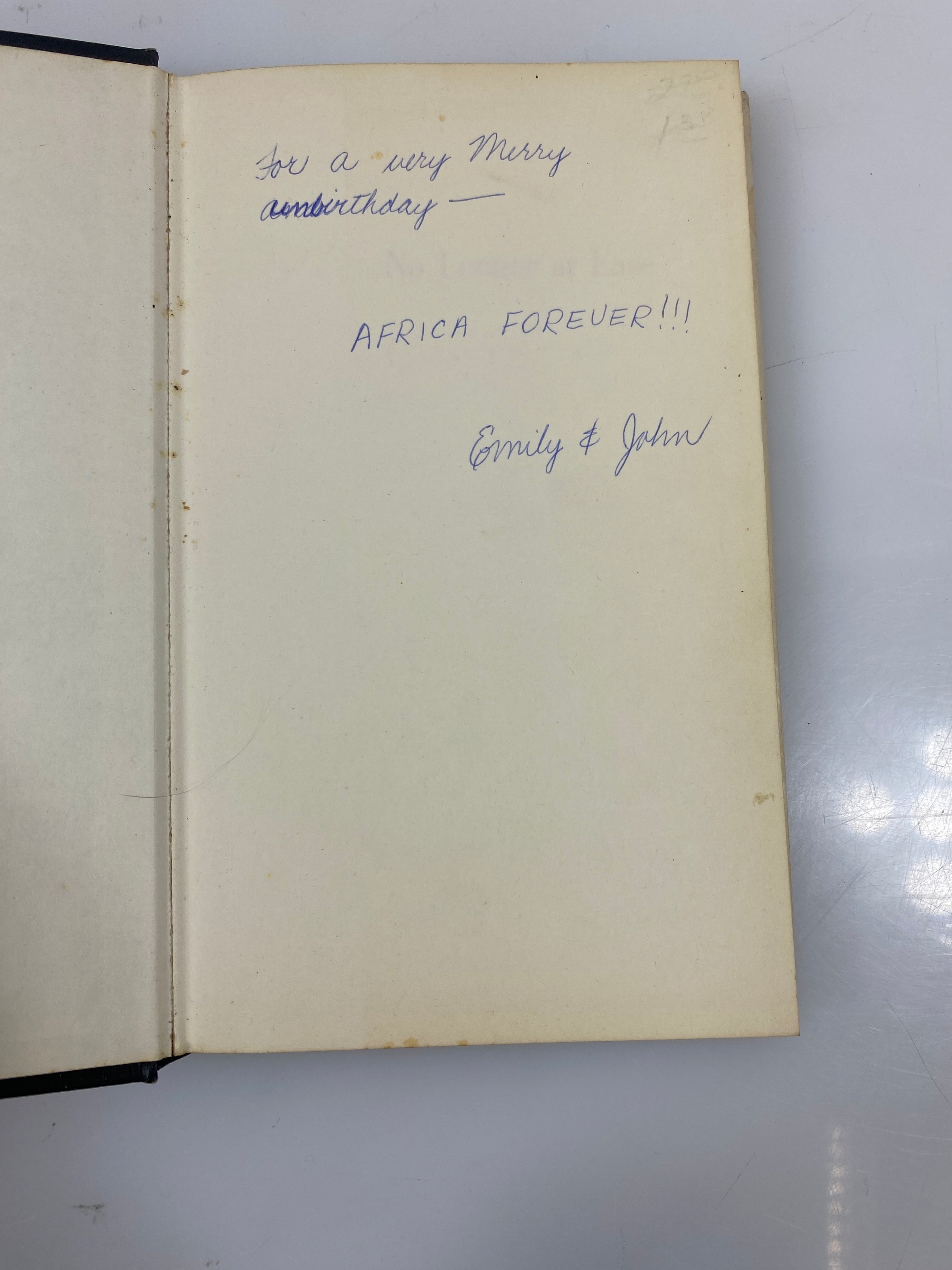 No Longer at Ease Chinua Achebe Ivan Obolensky Inc 1961 HCDJ