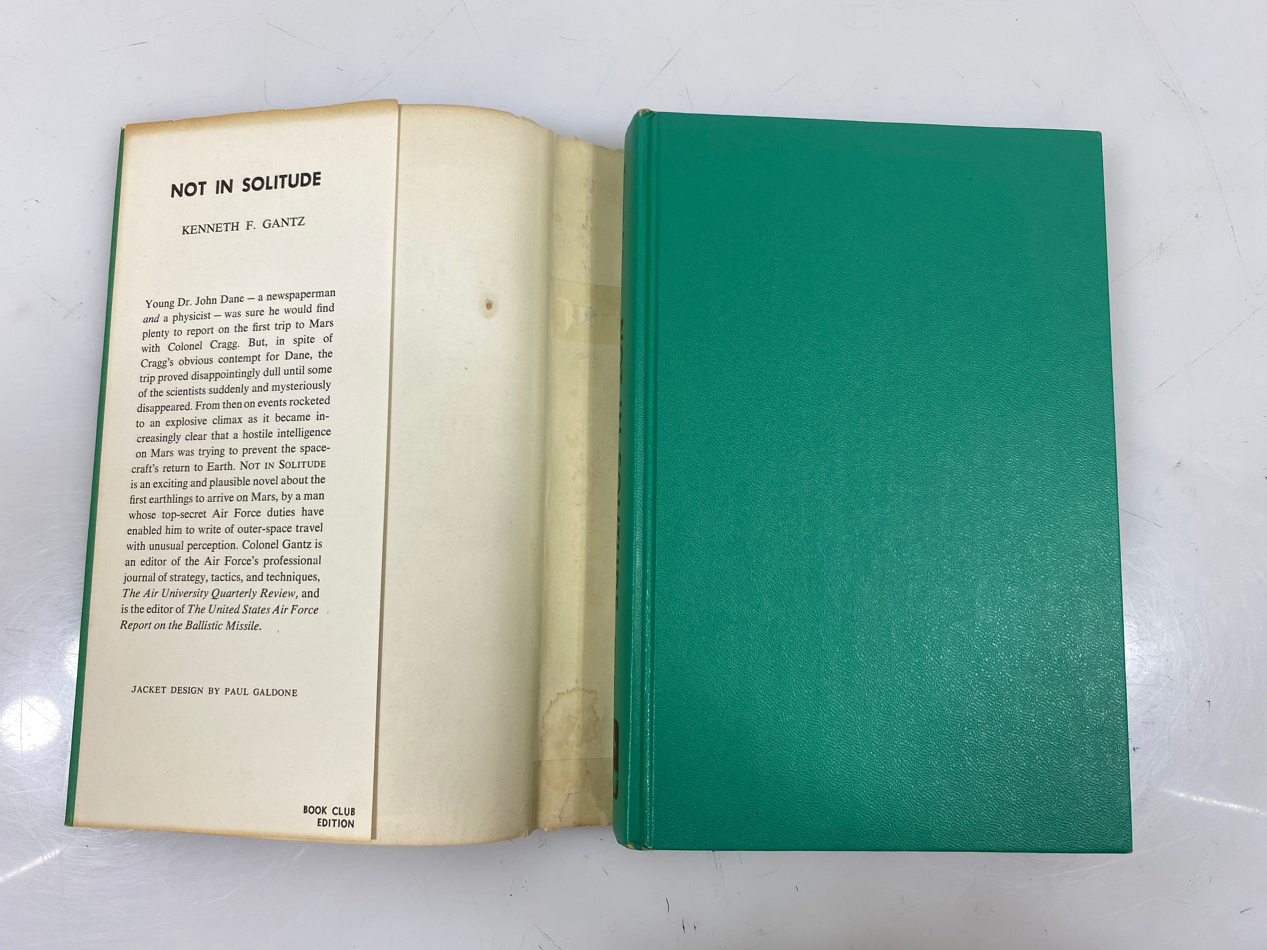 Not in Solitude by Kenneth F. Gantz 1959 HCDJ