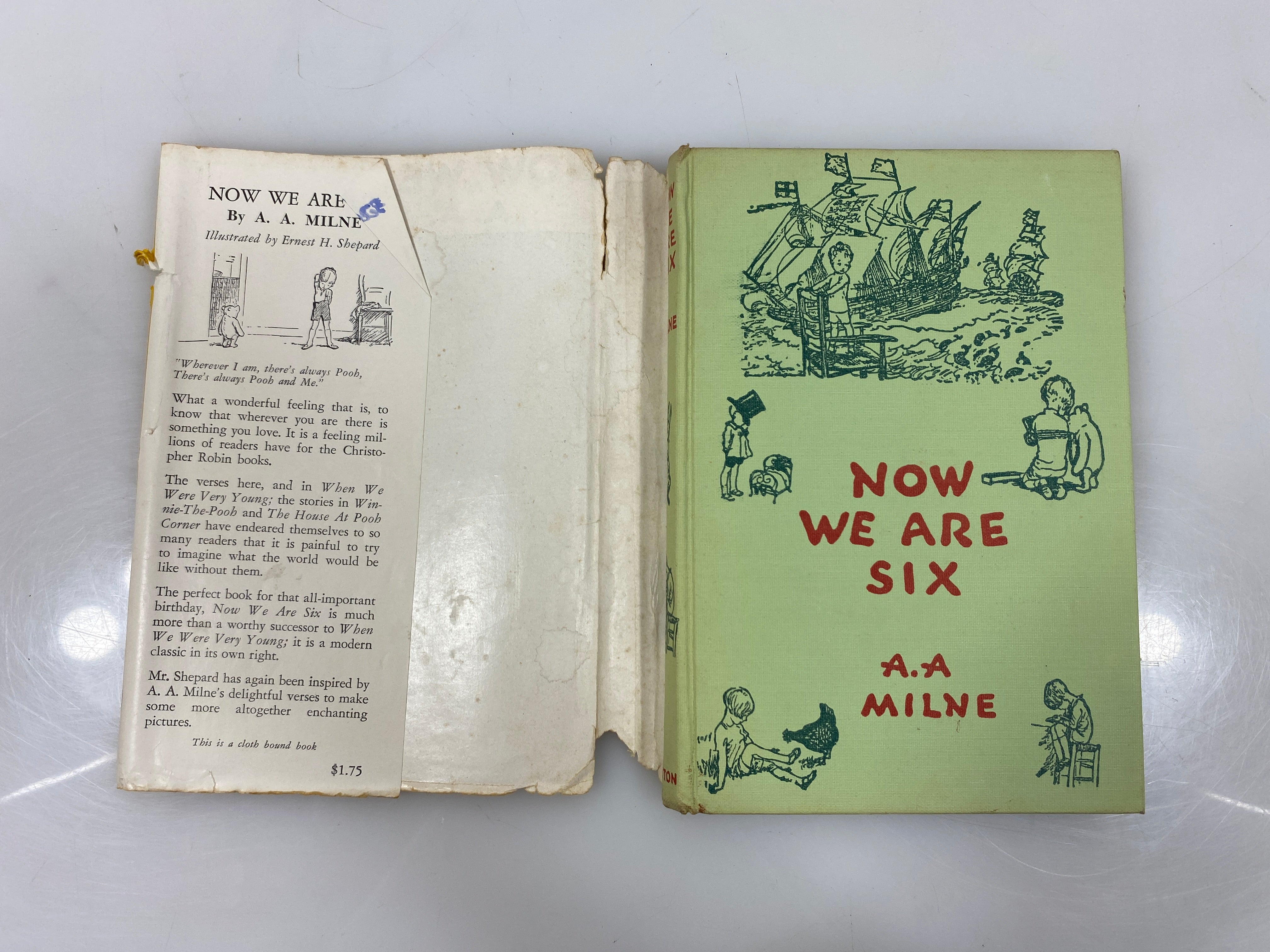 Now We Are Six by A.A. Milne 1949 HCDJ