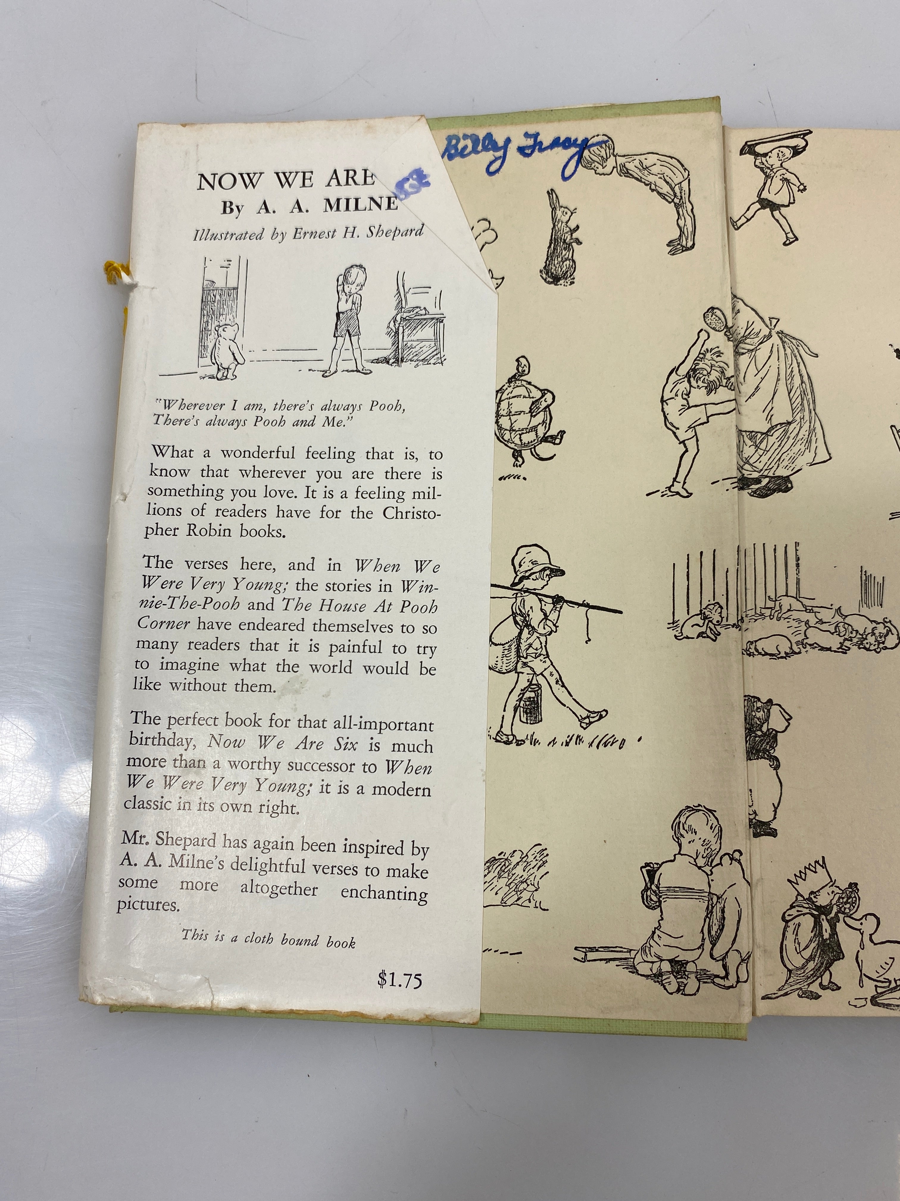 Now We Are Six by A.A. Milne 1949 HCDJ