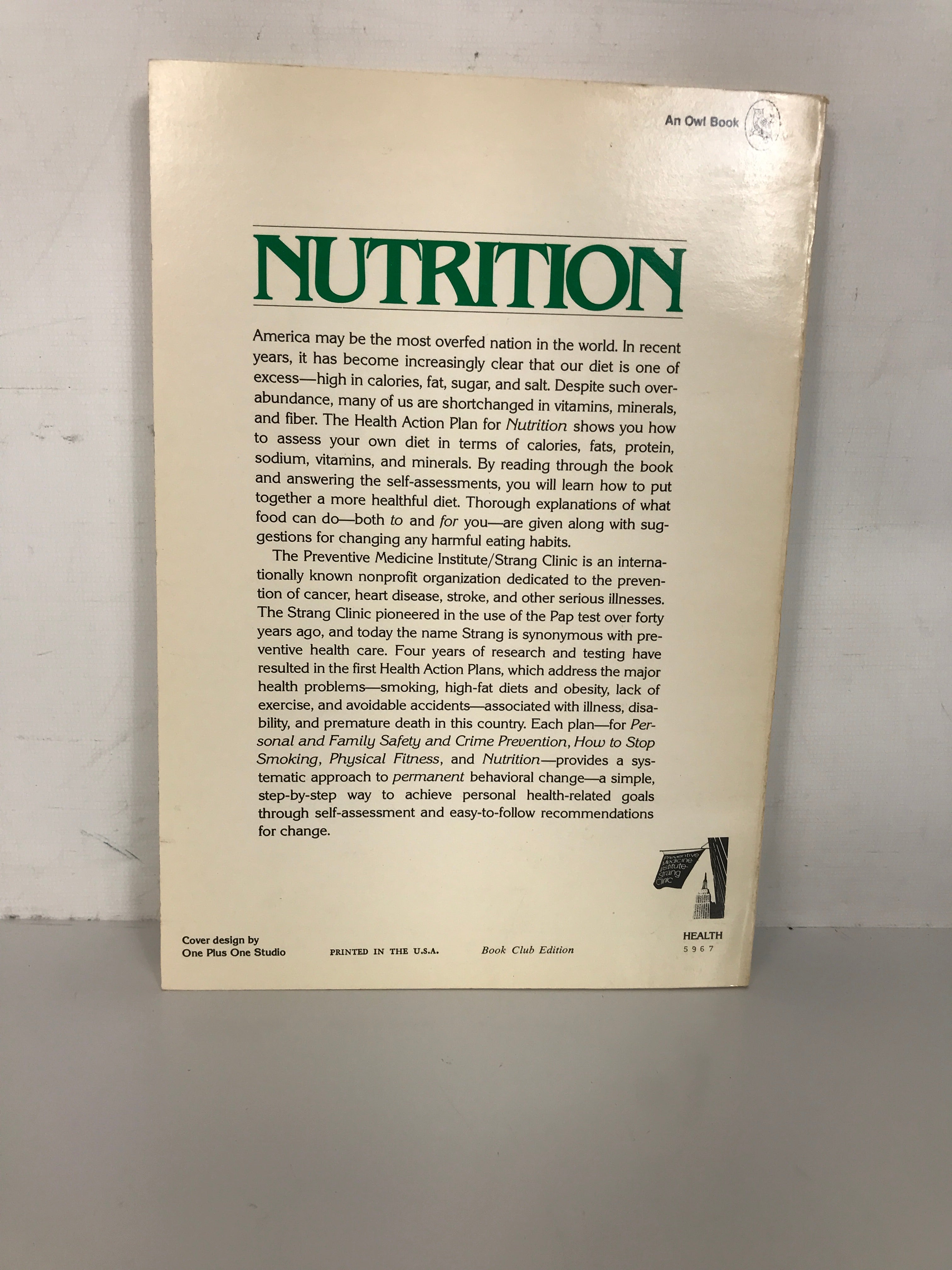 Nutrition by Cheryl Corbin 1980 SC