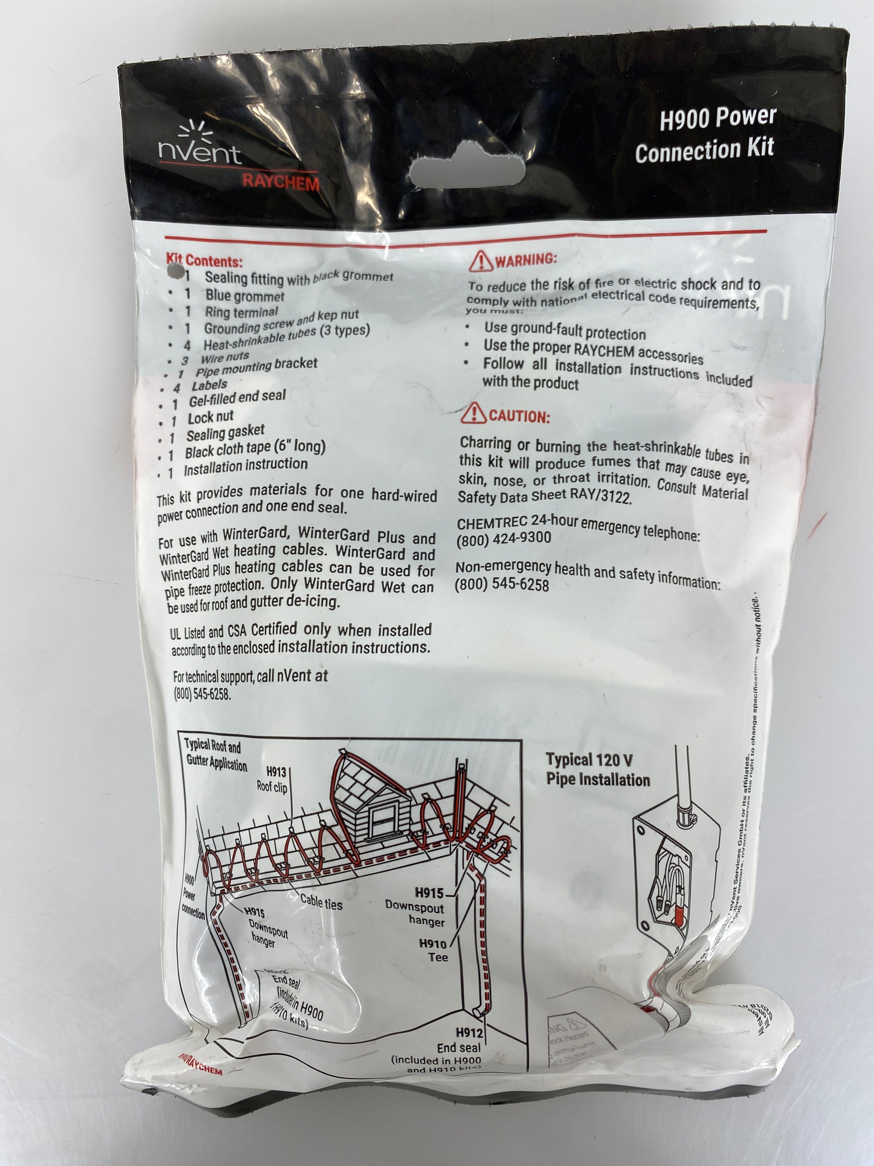 Nvent Raychem H900 Heat Cable Junction Box Connector Pack of 10