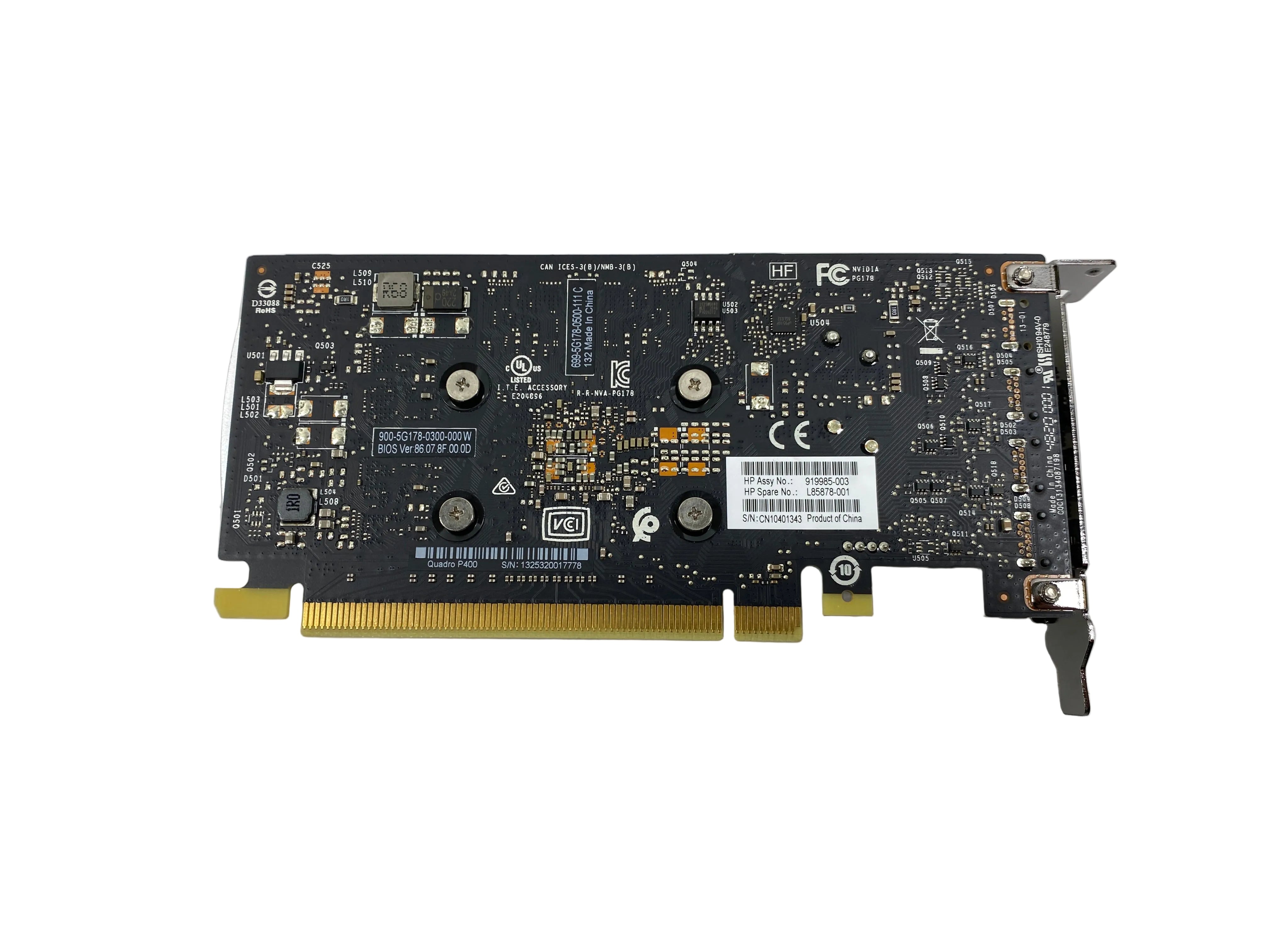 Nvidia Quadro P400 2GB GDDR5 PCIe Video Graphics Card Low Profile