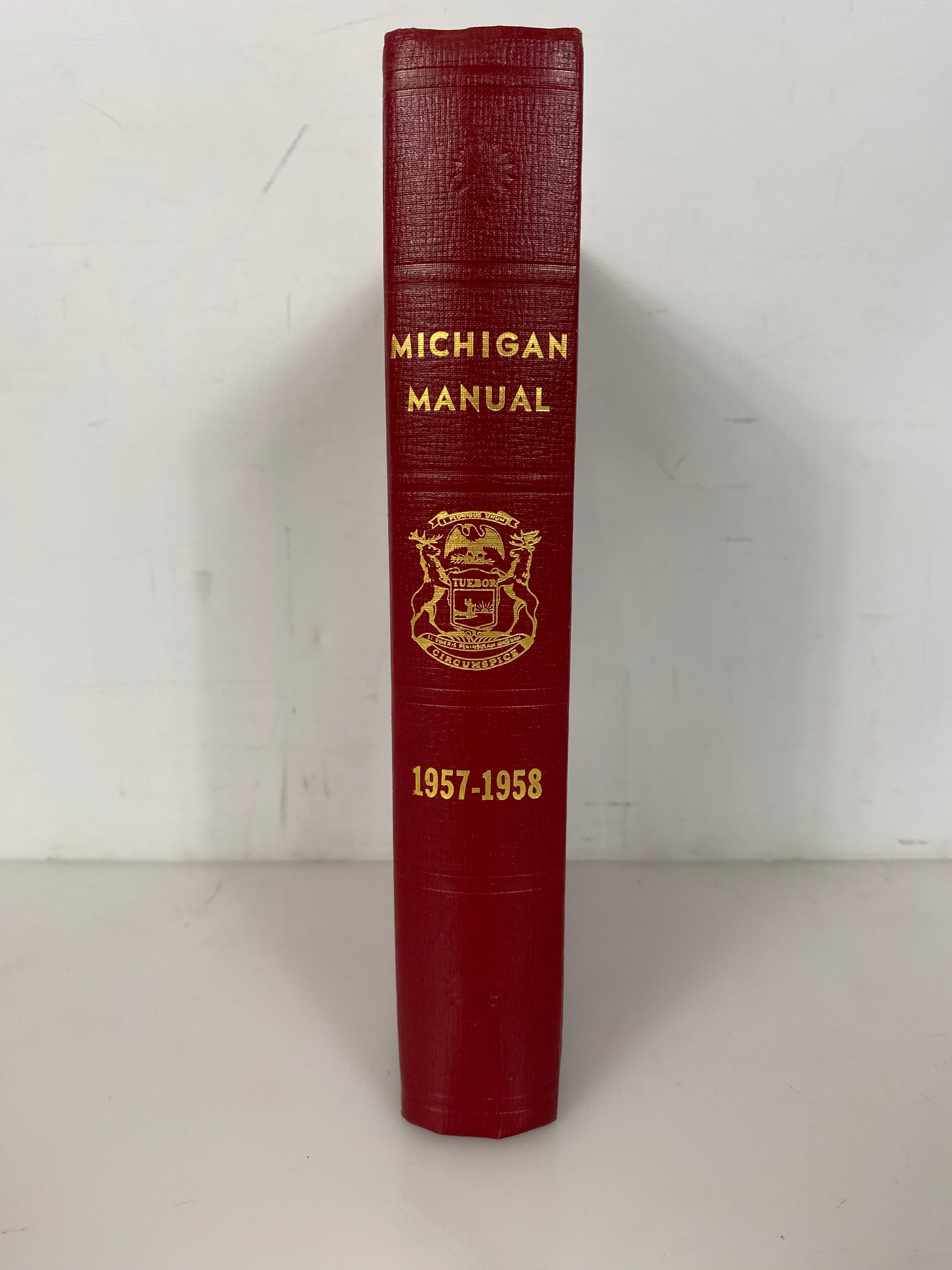 Official Directory and Legislative Manual State of Michigan 1957-58 HC
