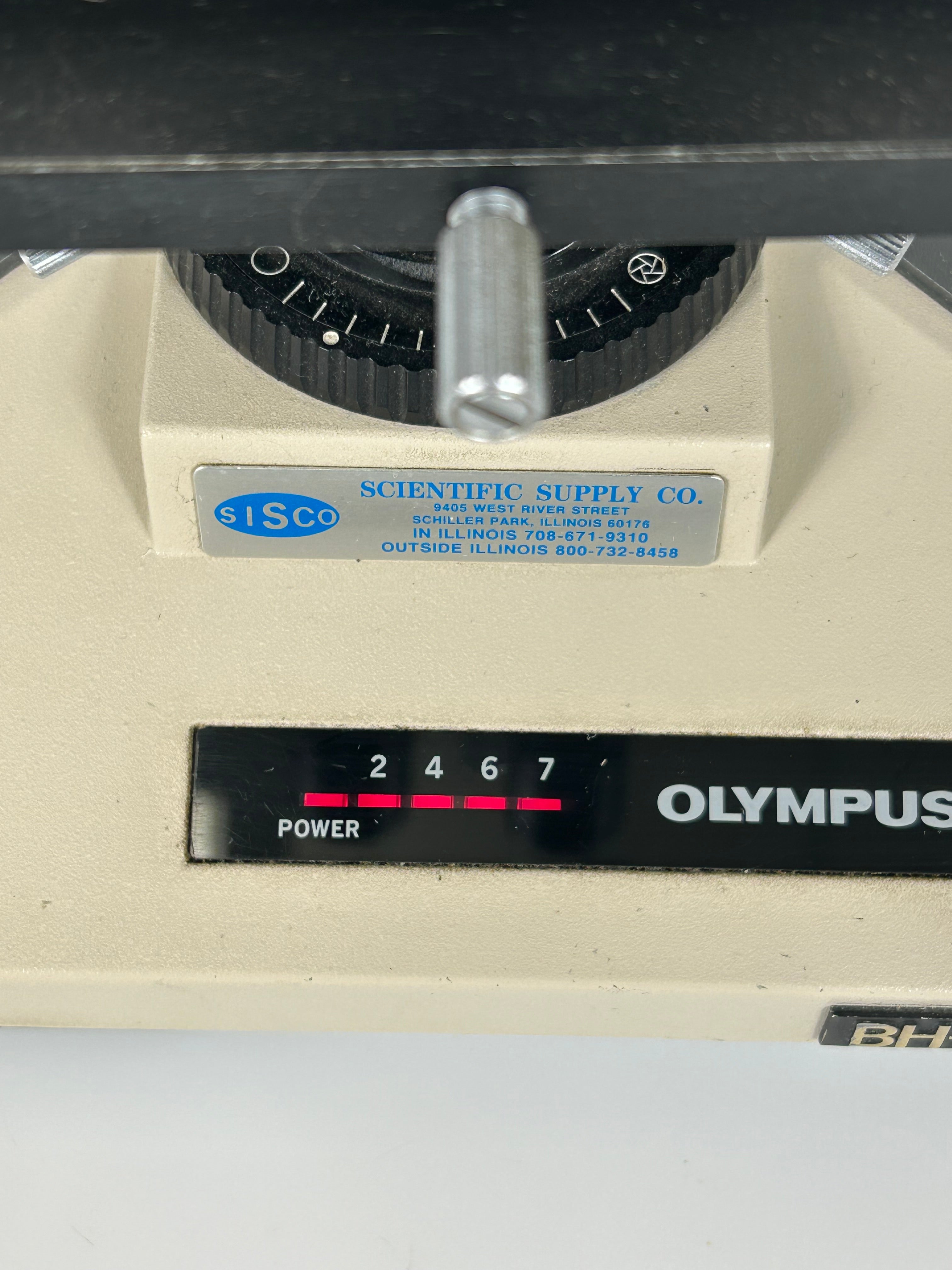 Olympus BH-2 Dual Viewing Binocular Microscope w/ 4 Objectives *Untested*