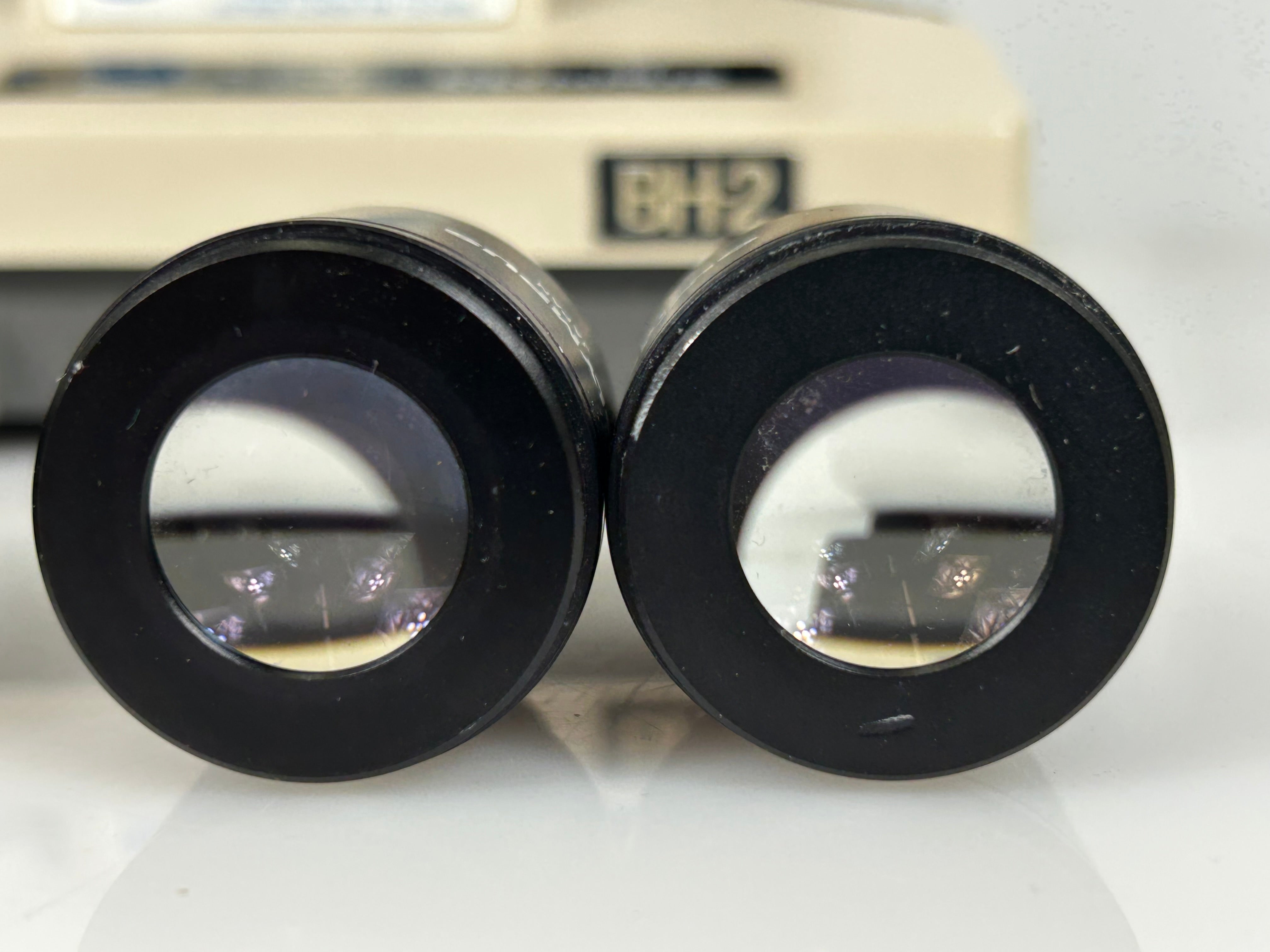 Olympus BH-2 Dual Viewing Binocular Microscope w/ 4 Objectives *Untested*