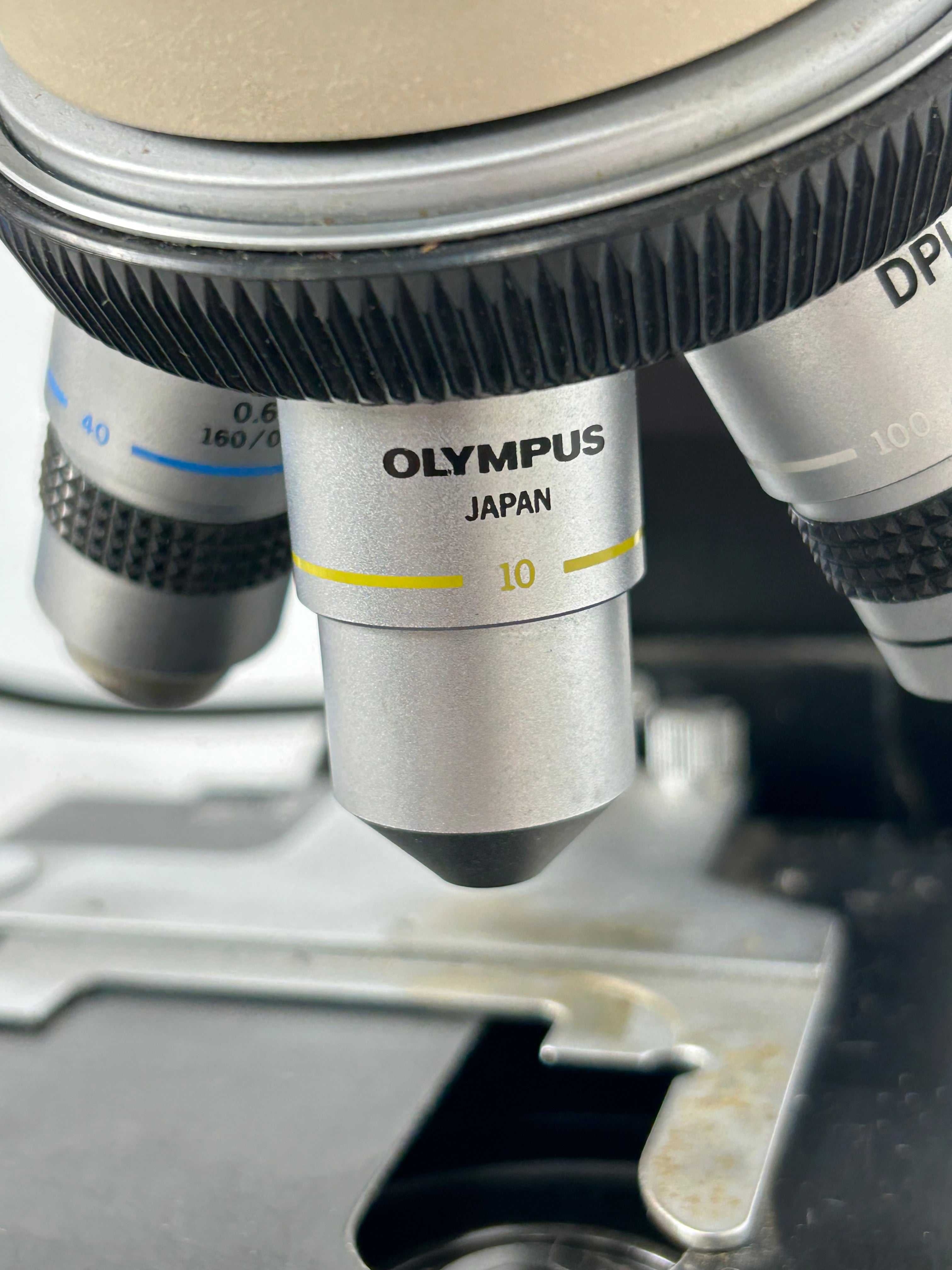 Olympus BH-2 Dual Viewing Binocular Microscope w/ 4 Objectives *Untested*