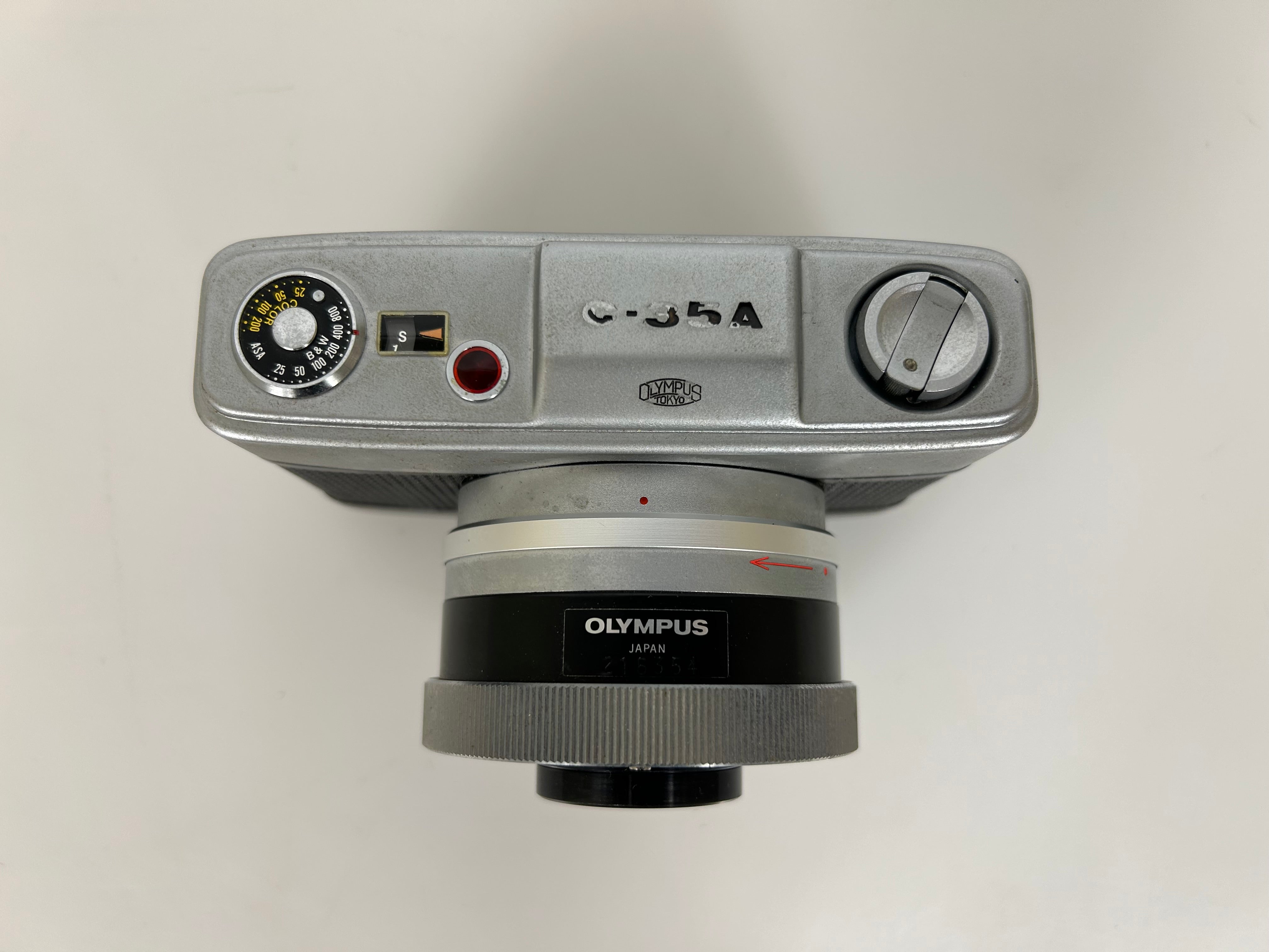 Olympus C-35AD-4 Microscope Camera Body with Adapter *Untested*